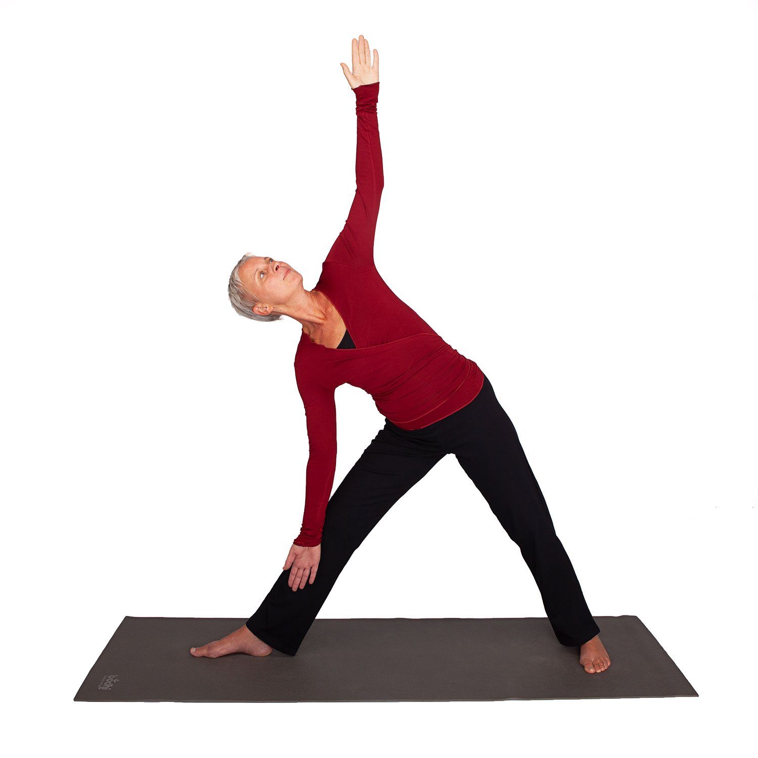 Yamadhi Yoga-Wickeljacke Yoga Wickeljacke, Viskose, Bordeaux M