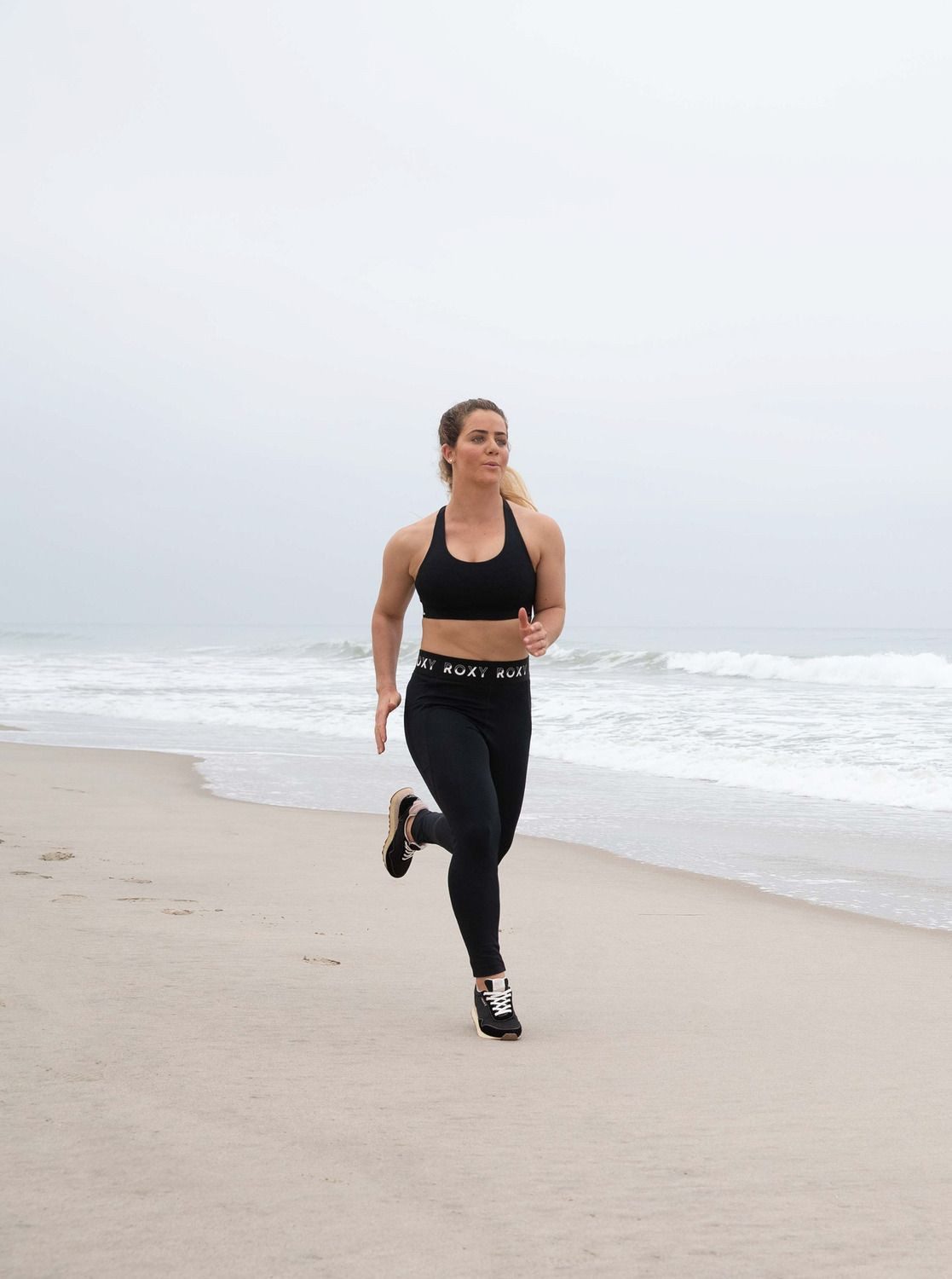 Roxy Yogaleggings Roxy Funktionelle Leggings Bold Moves Anthracite