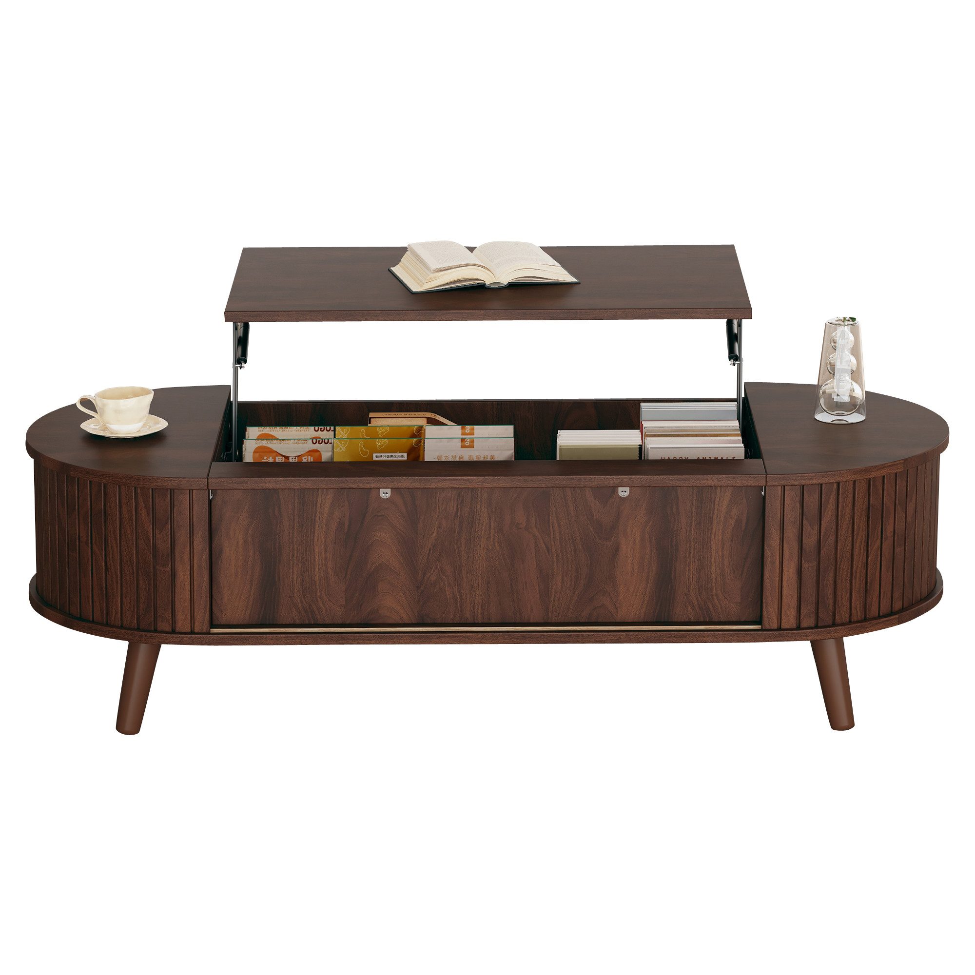 KLAM HOME Couchtisch Höhenverstellbarer Couchtisch mit günstig online kaufen