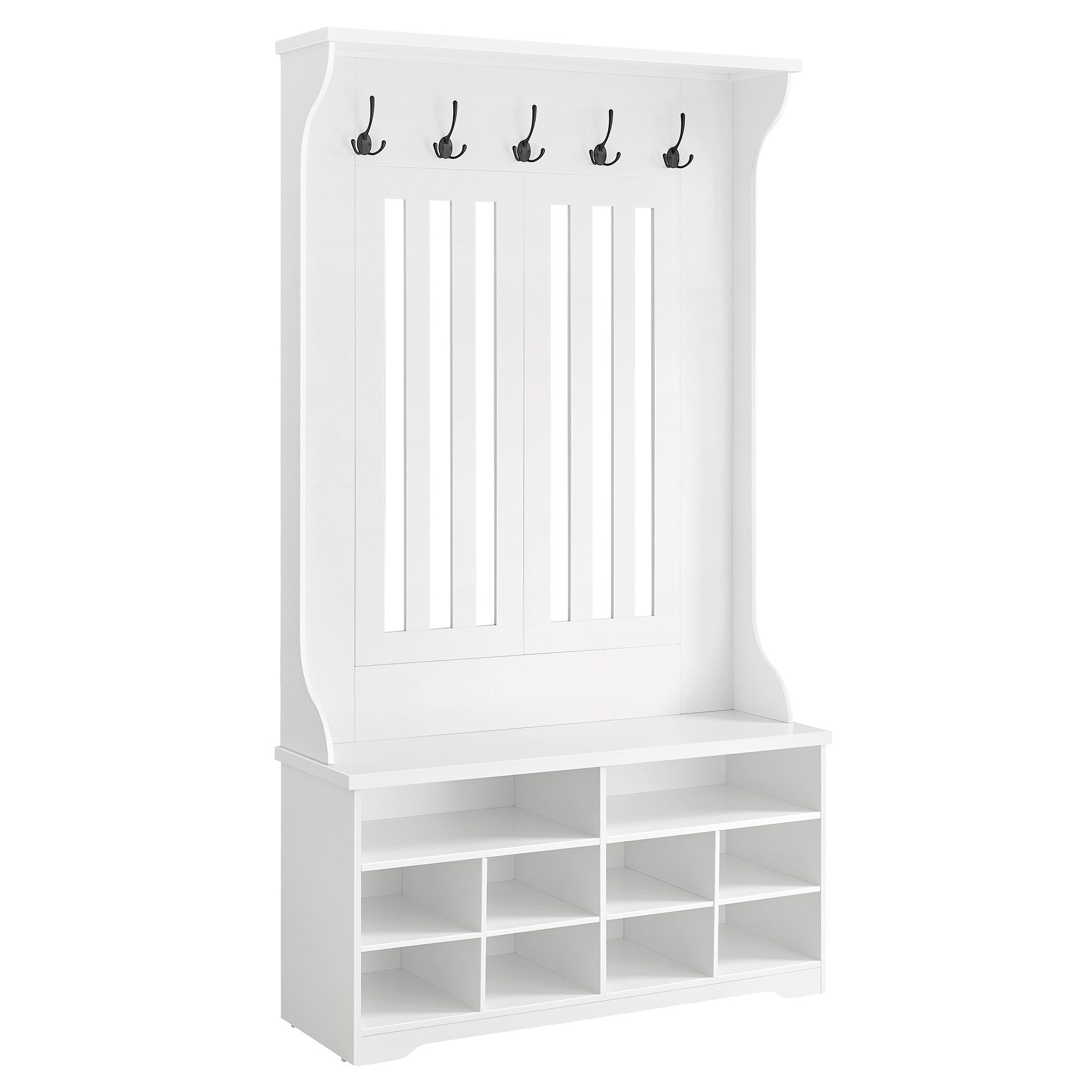 VASAGLE Garderobenständer Garderobe, Garderobenständer mit Schuhbank, Garde günstig online kaufen