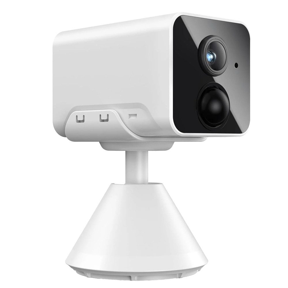 Topcony Überwachungskamera 1 Stück 1080P Überwachungskamera Aussen Akku Kamera Überwachung (drinnen, Innen, außen, außen/innen WLAN PIR Bewegungserkennung Tracking Bewegungserkennung, 25M Nachtsicht 2-Wege-Audio kompatibel mit Alexa IP65 wasserdicht, Ereignisausgelöste/kontinuierliche Überwachung)
