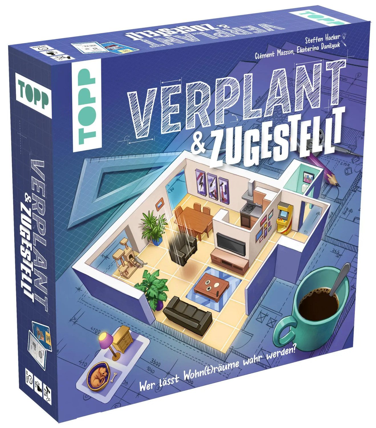 Spiel Verplant & Zugestellt - Wer lässt Wohnträume wahr werden?