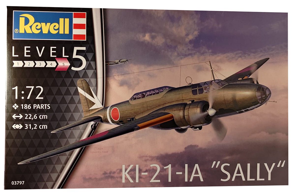 Revell® Modellbausatz Revell 03797 - Langstreckenbomber KI-21-IA Sally - Modellbausatz, Maßstab 1:72