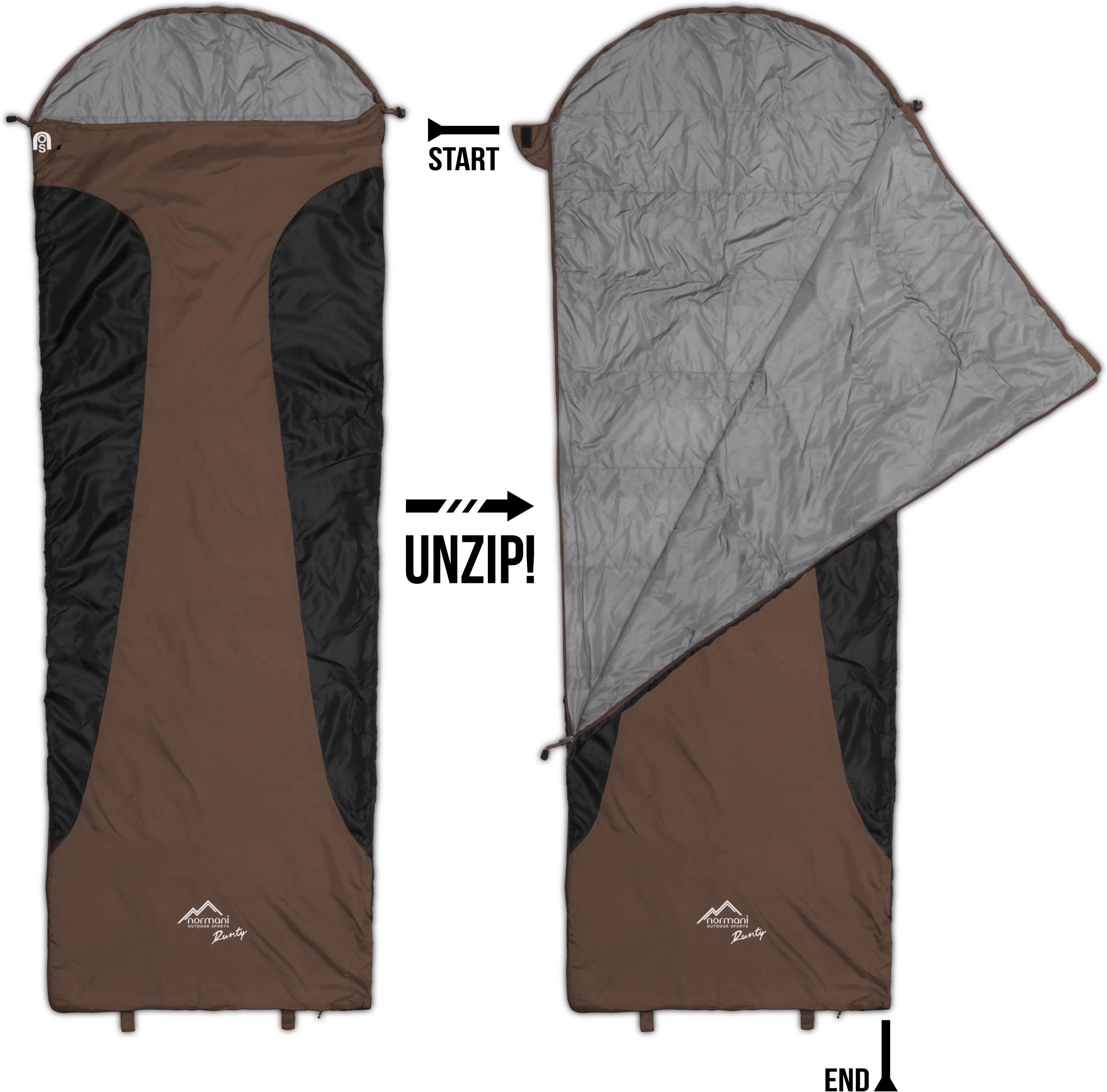 normani Deckenschlafsack Ultralight-Schlafsack Touren-Sommerschlafsack, Tourenschlafsack Hüttenschlafsack Reiseschalsack