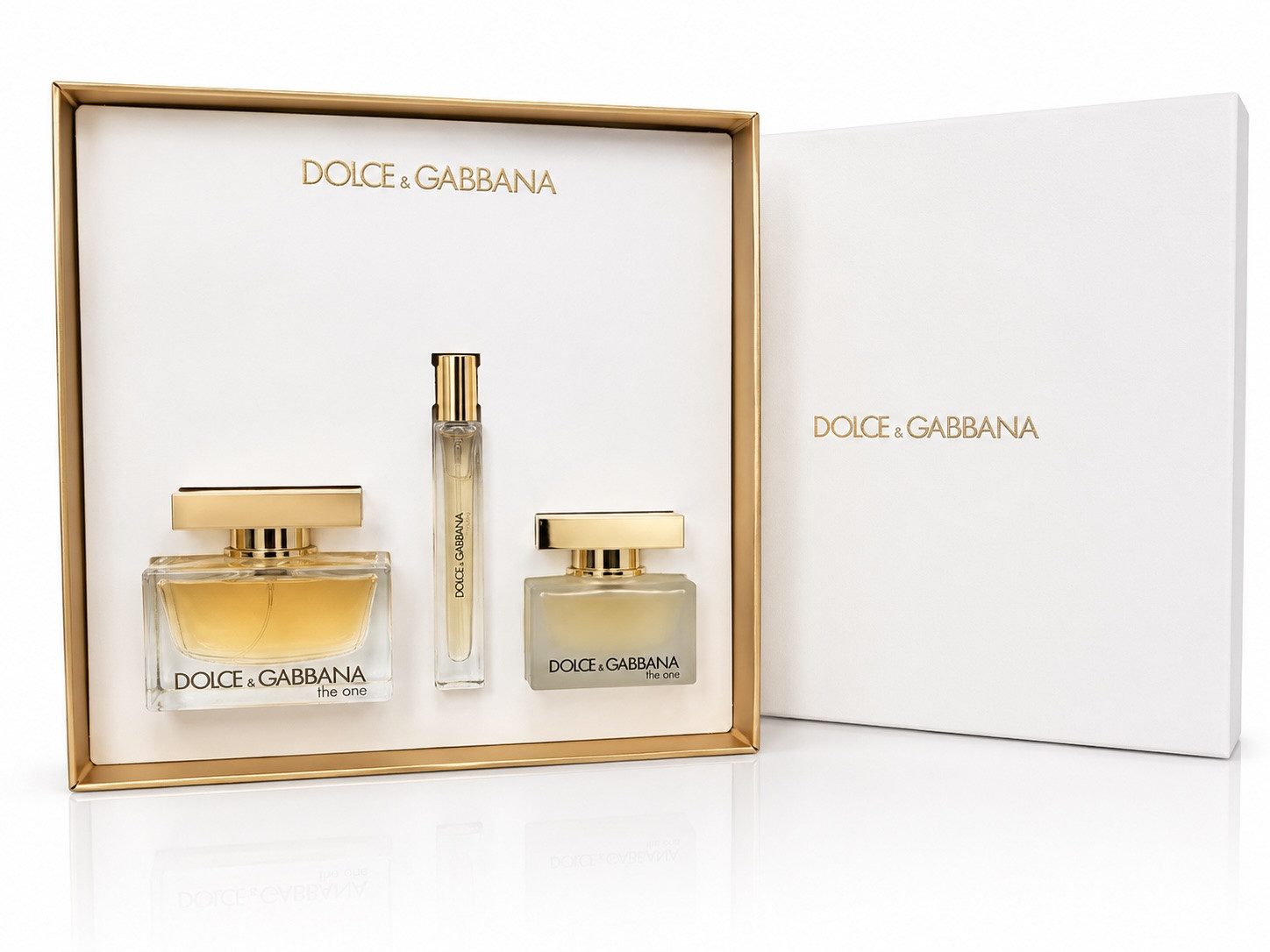 Eau de Parfum The One Damen Geschenkset EDP 75ml + EDP 10ml + Hair Mist 30ml