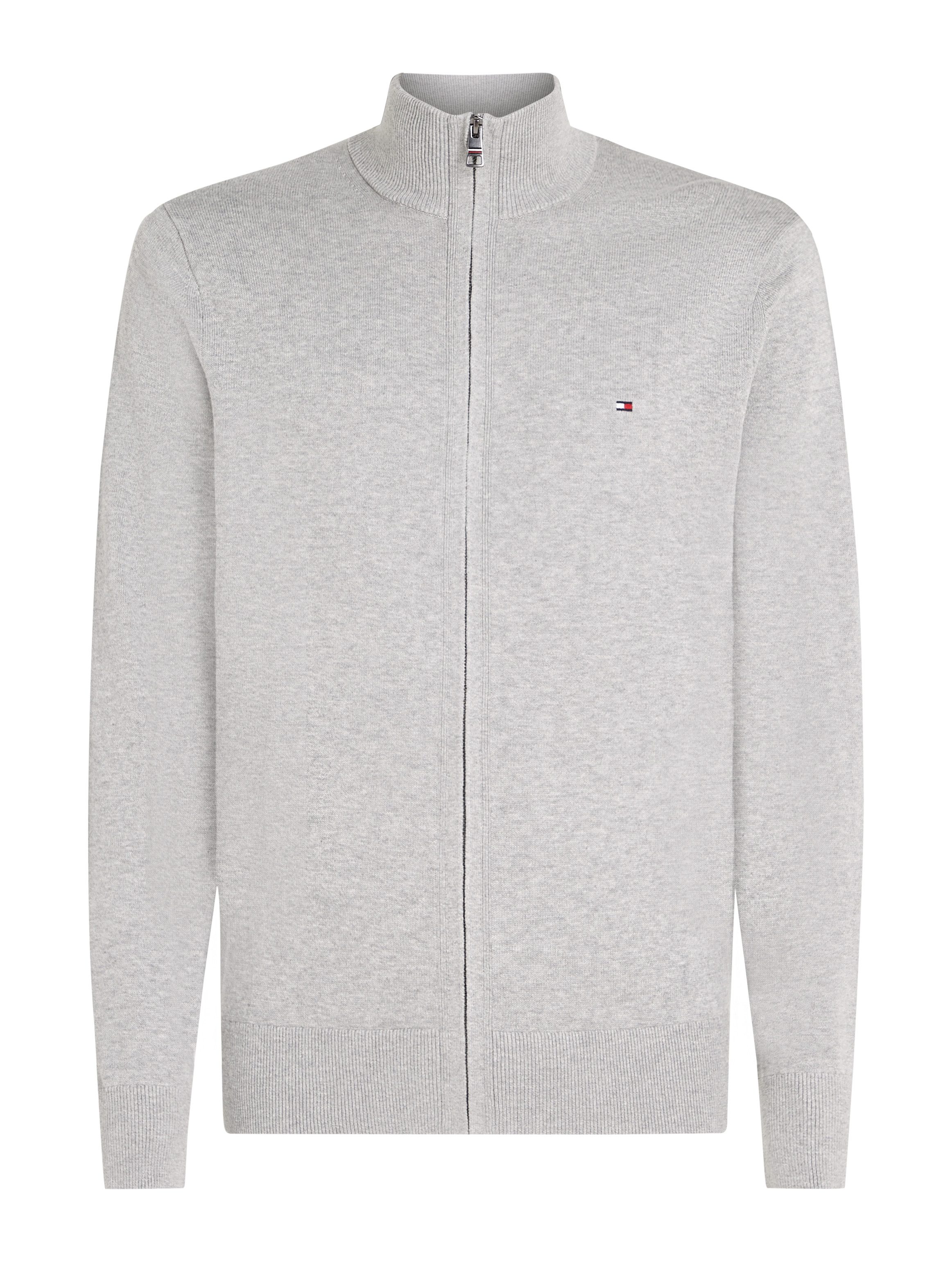 Cardigan PIMA ORG CTN CASHMERE ZIP THRU