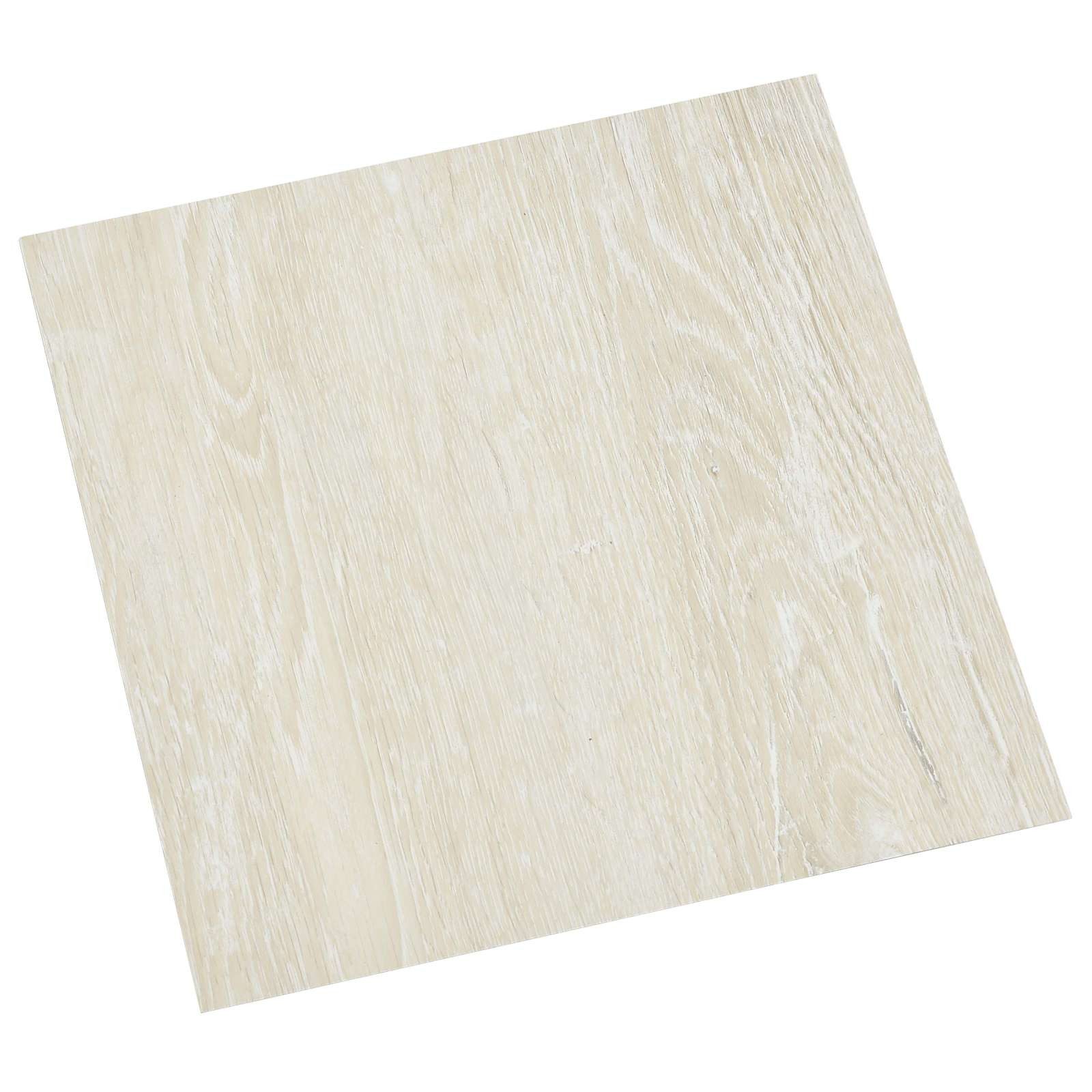 vidaXL Teppichboden Selbstklebende Bodenplanken 30,5 x 30,5 cm 20 pcs PVC Creme, Quadratisch