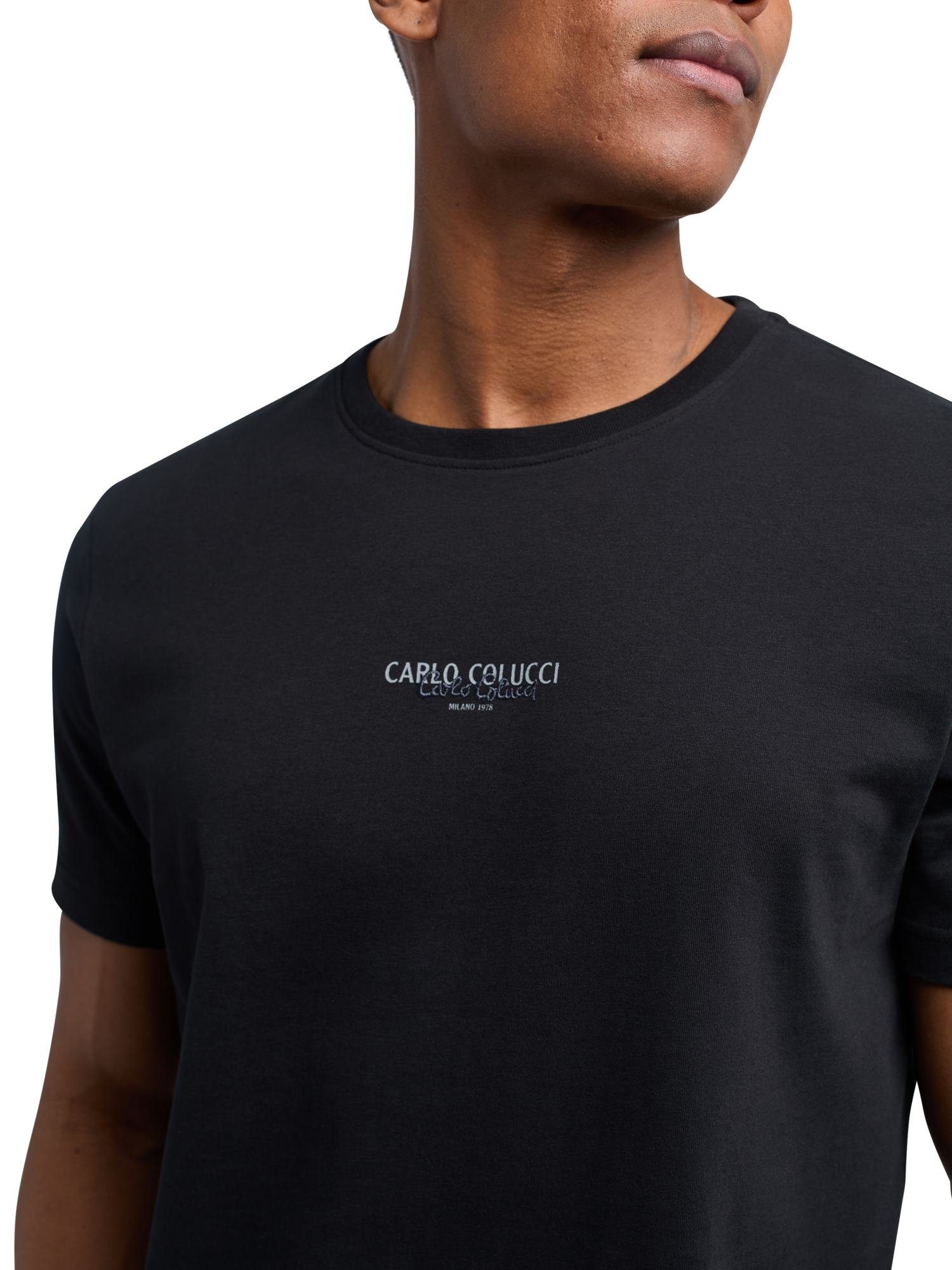 CARLO De Salvador COLUCCI T-Shirt Schwarz
