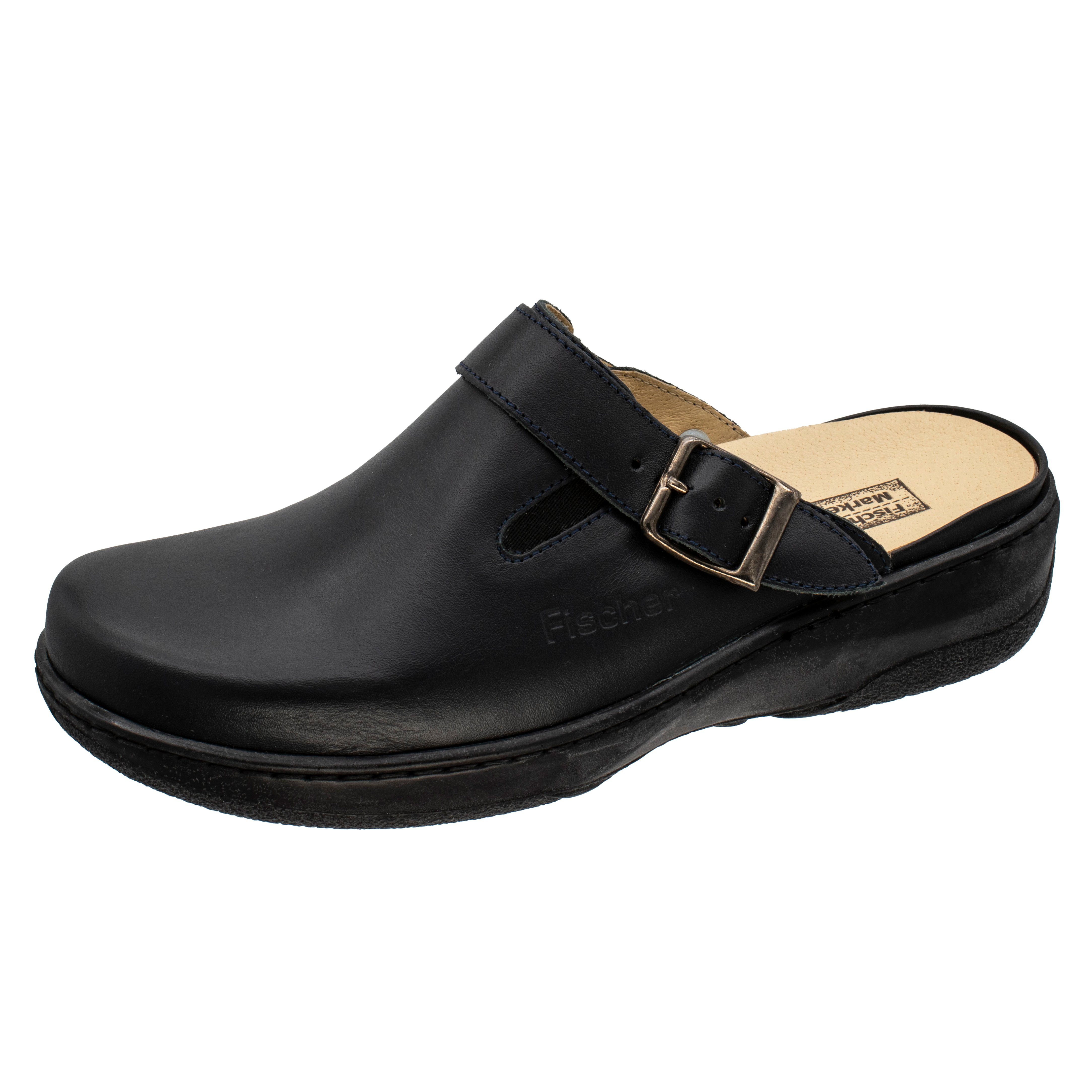 Fischer-Markenschuh Nancy Pantolette aus Nappaleder, Weite G, Ledereinlegesohle herausnehmbar. € 99,95, (€ 99,95 pro 1 Paar).