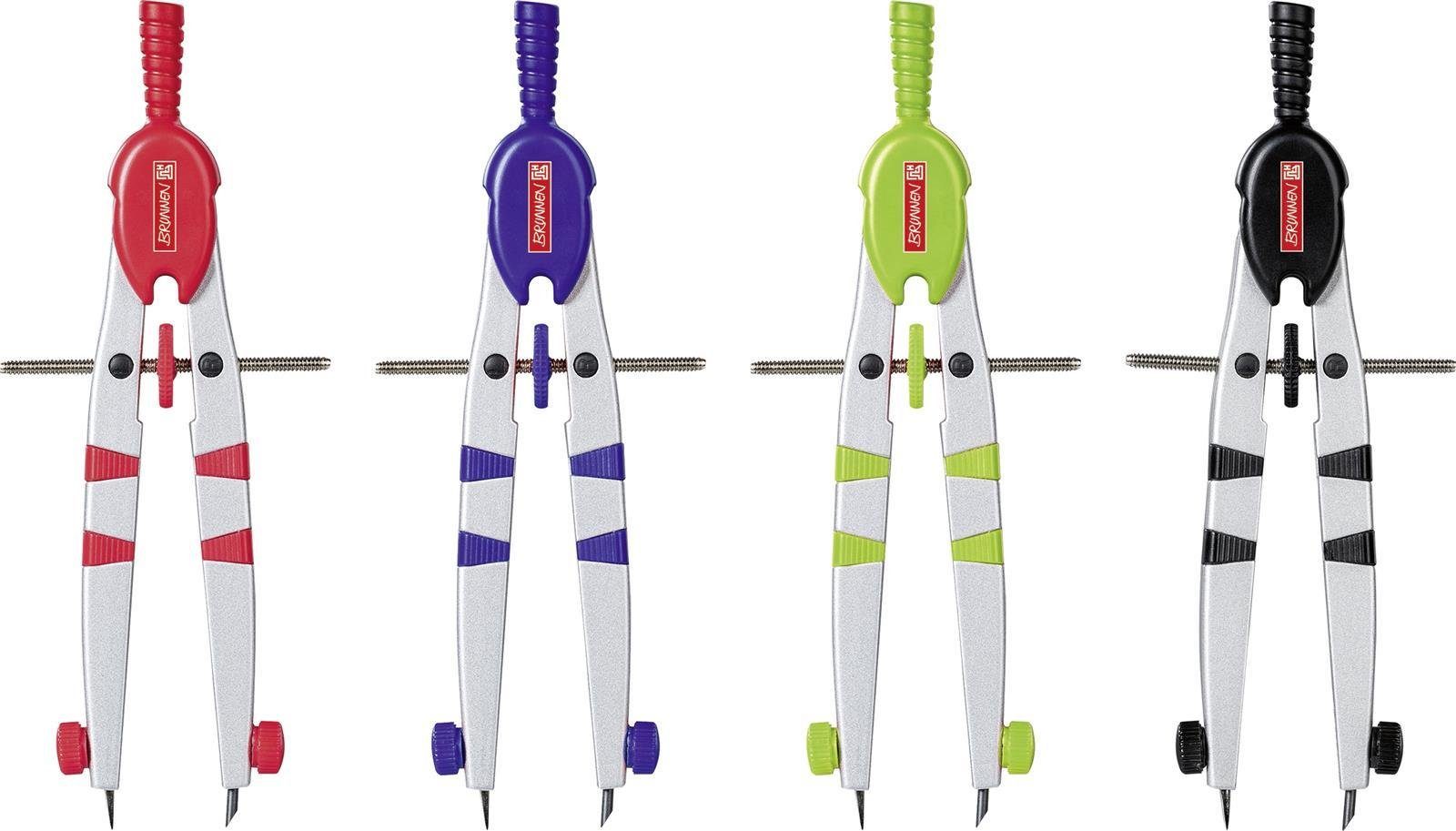 BRUNNEN Zirkel 6X BRUNNEN 104952095 Geometriezirkel Ø310mm, bunt