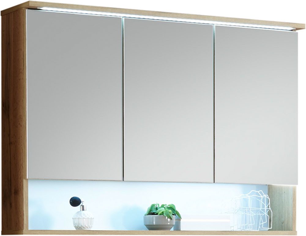 Spiegelschrank Best Spiegelschrank, Badezimmerschrank BxHxT 100x70x23 cm