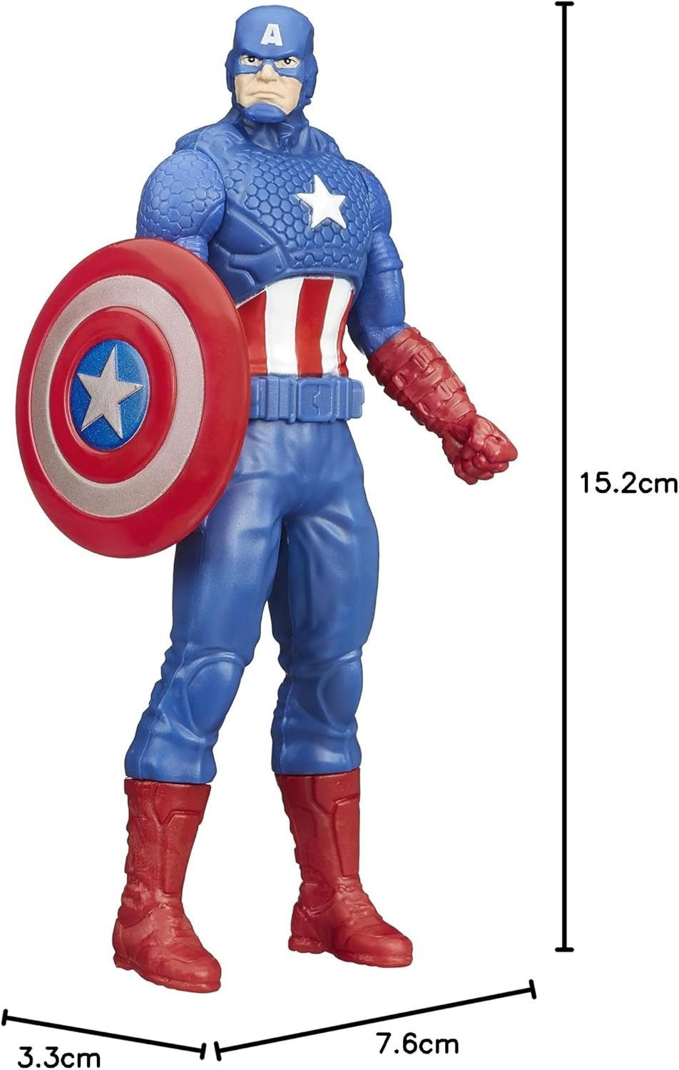 MARVEL Actionfigur Marvel Avengers Hulk Iron Man Black Panther Captain Figur 15 cm