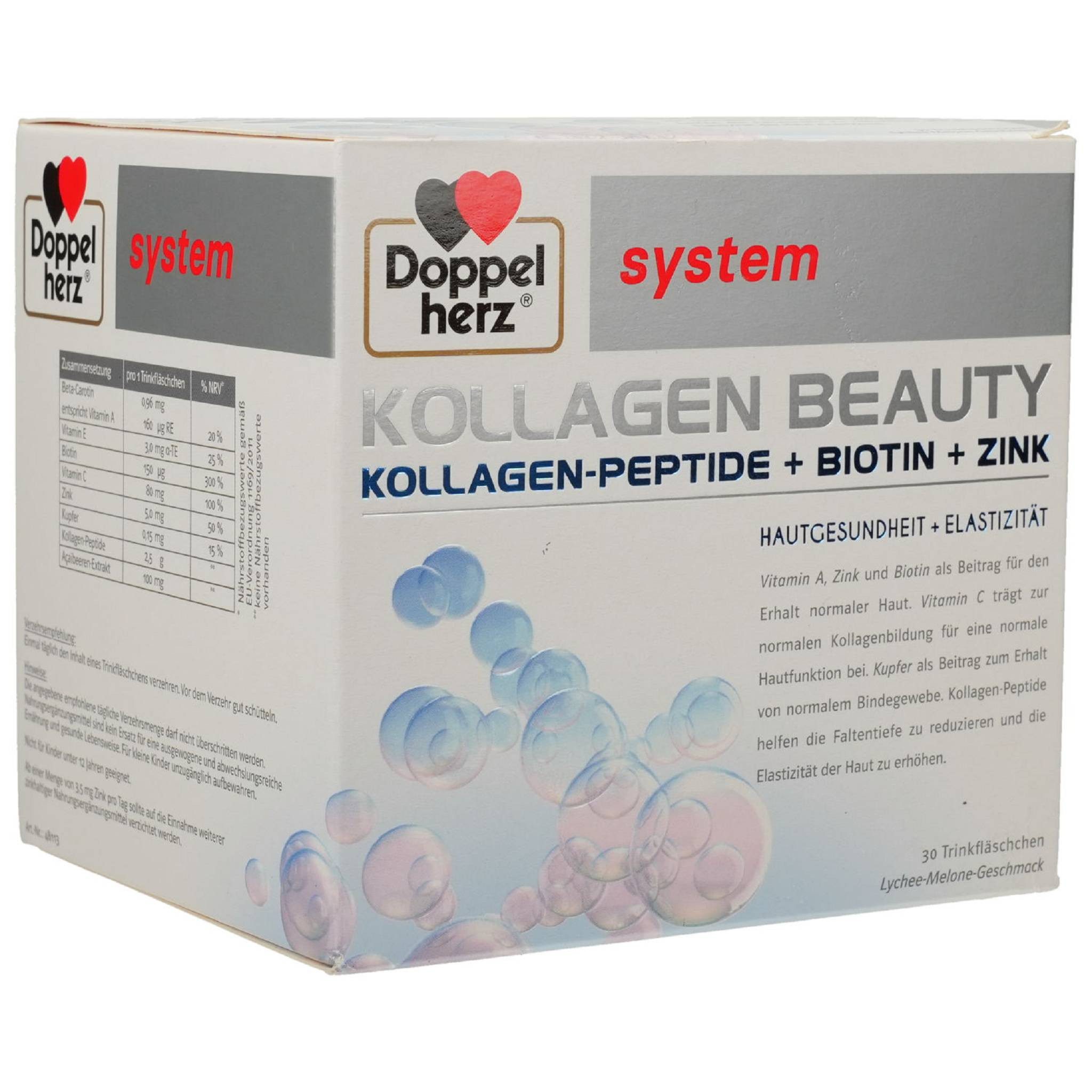 Doppelherz Kollagen Beauty system Trinkfläschchen 30St PZN 13332904 Trnikfläschchen