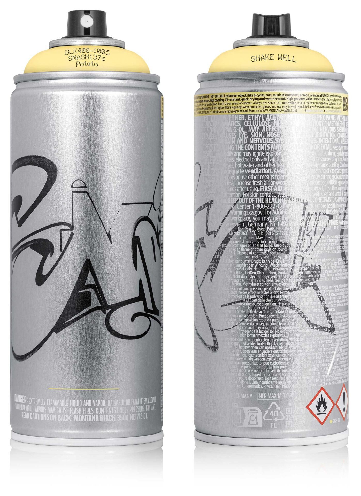 Montana Cans Sprühlack Montana BLACK, Artist Edition, SMASH137, SMASH Potato, 400ml