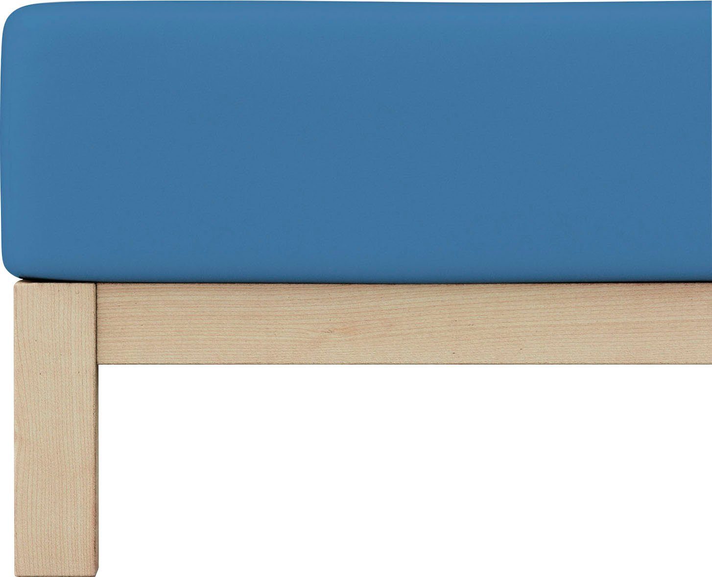 Schlafgut Spannbettlaken PURE Bio-Baumwolle mit Elasthan, günstig online kaufen