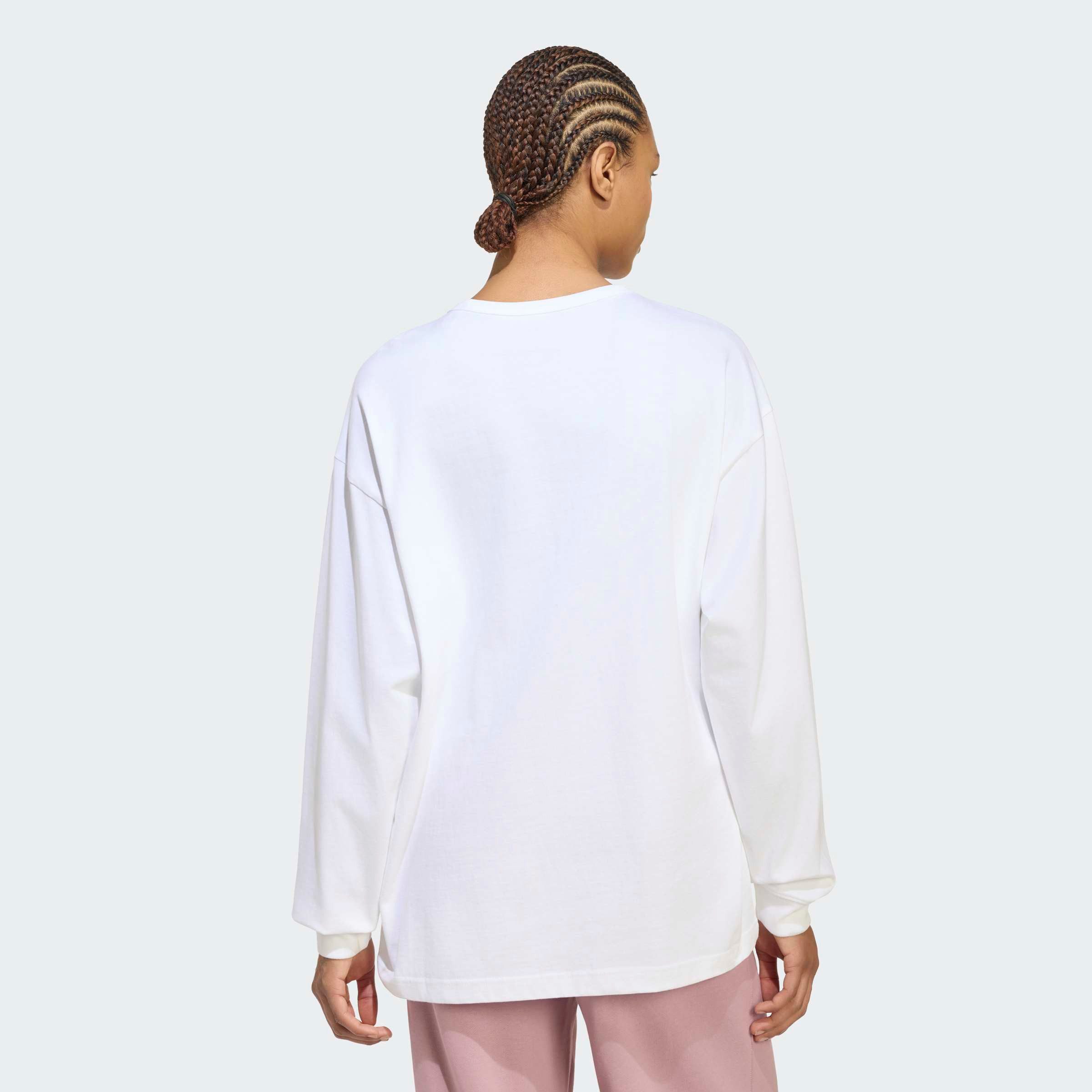 adidas Originals Langarmshirt ESSENTIALS LONGSLEEVE lockerer Schnitt, Langarm, aus Baumwolljersey