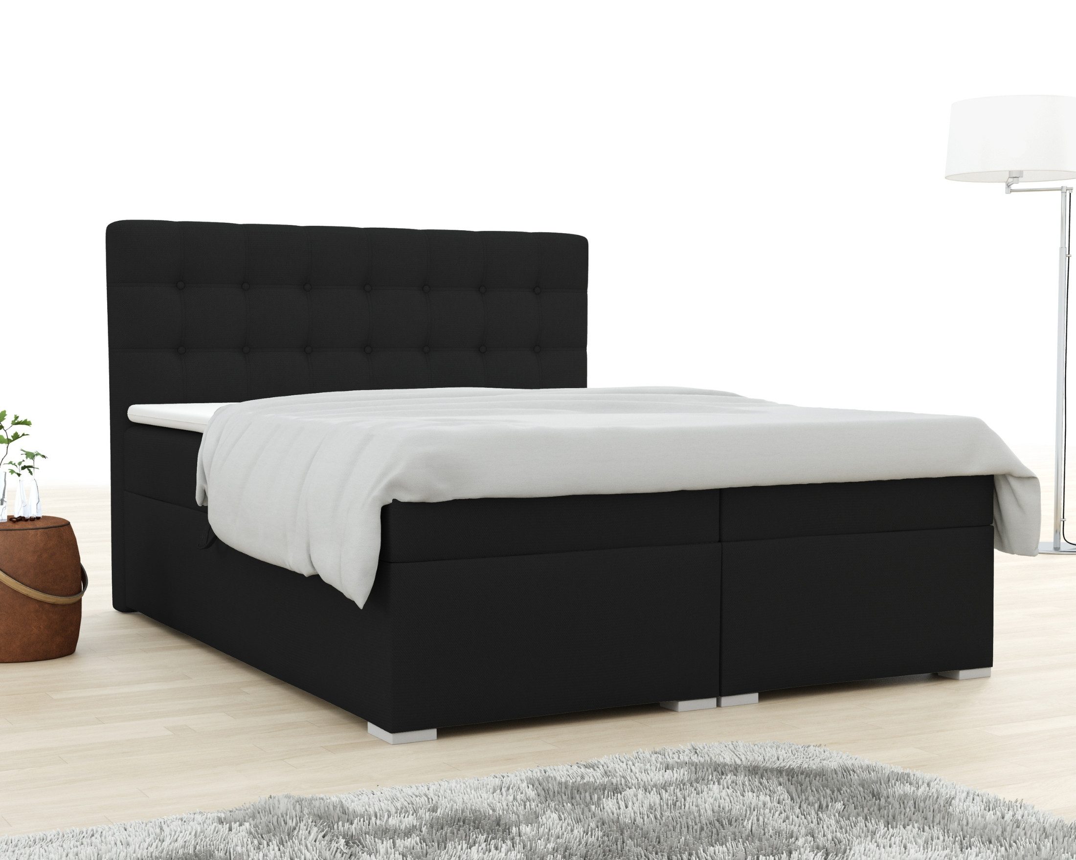 Deine Möbel 24 Boxspringbett CLAUDIA Boxbett günstig online kaufen