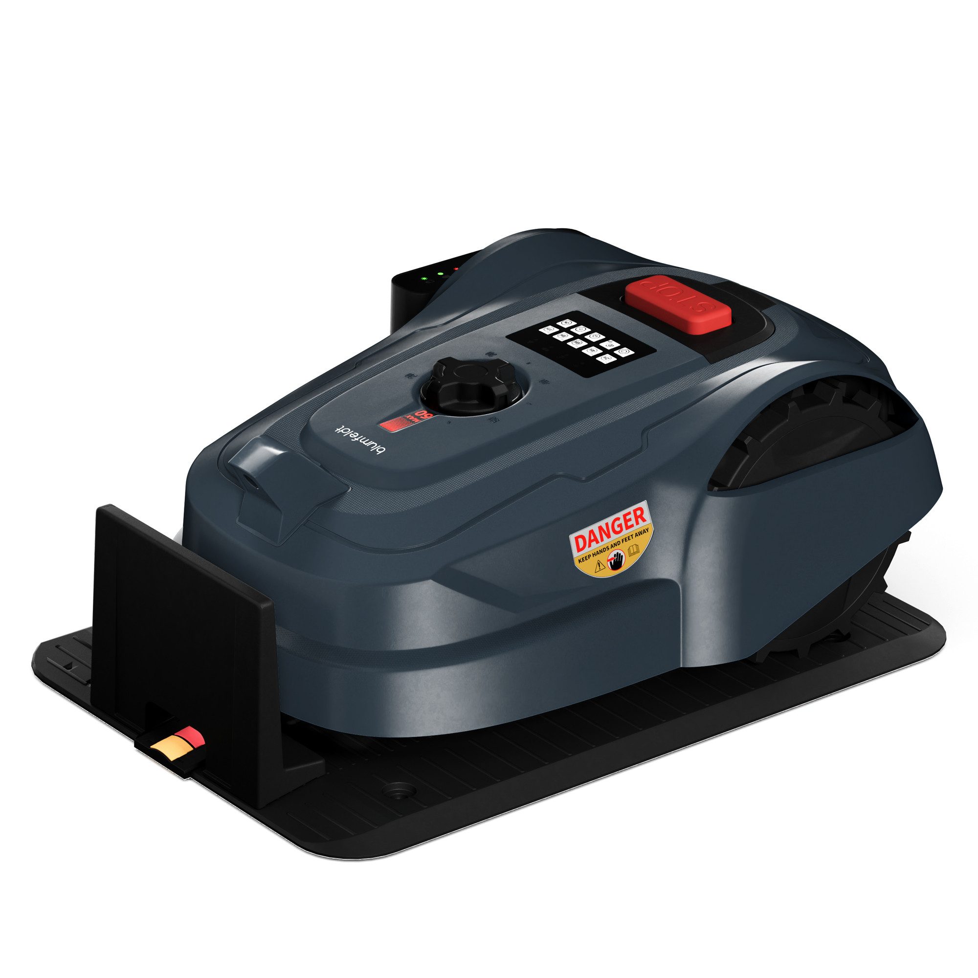 Blumfedt GrassConnect robotic lawnmower for lawn care up to 1,000m², (Set), electric lawn trimmer, lawn edger, smart app for up to 1,000m².