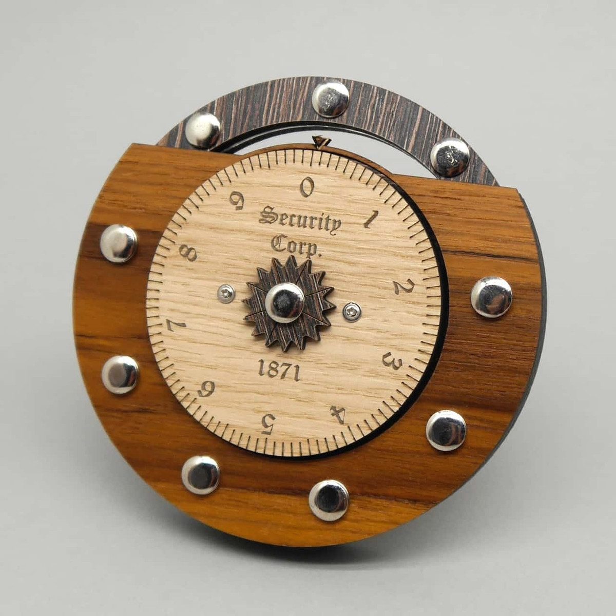 ROMBOL Denkspiele Spiel LOCK 064 - extrem schwierige Puzzle-Box, Knobelspiel, Holzspiel