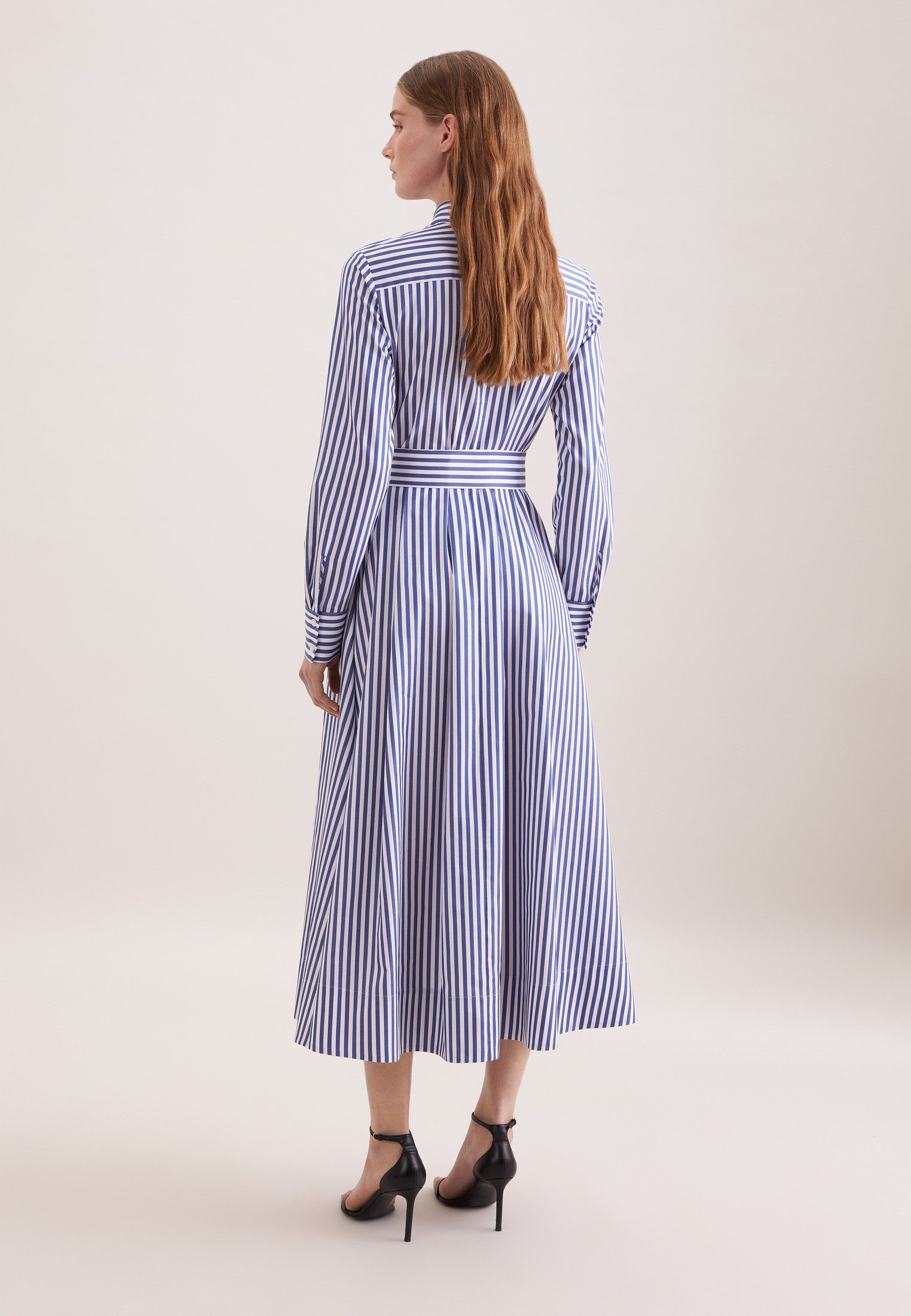 seidensticker Sommerkleid 1/1 Kragen Gestreift