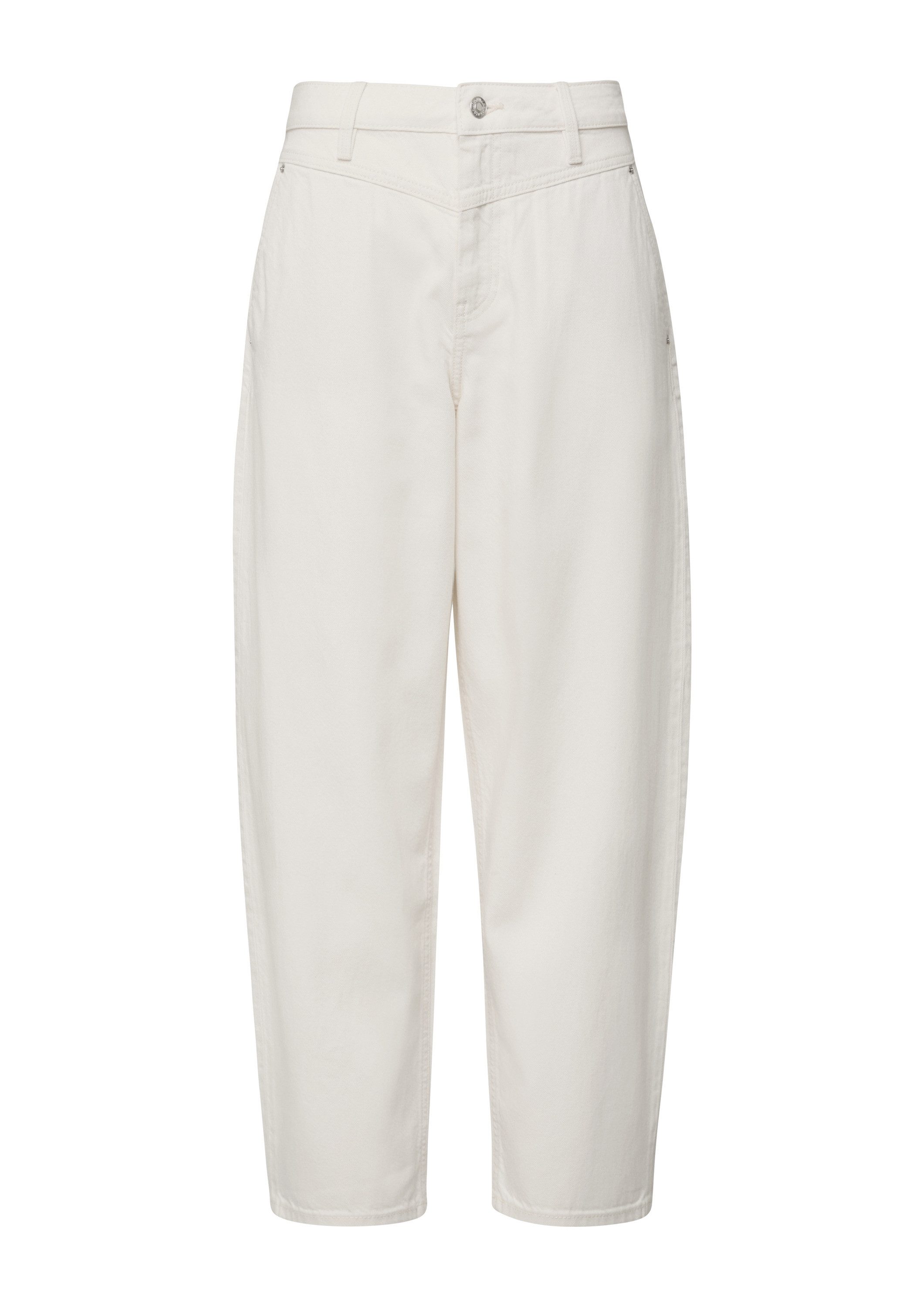 s.Oliver Regular-fit-Jeans Jeans-Hose Ankle-Jeans / Relaxed Fit / High Rise / Barrel Leg