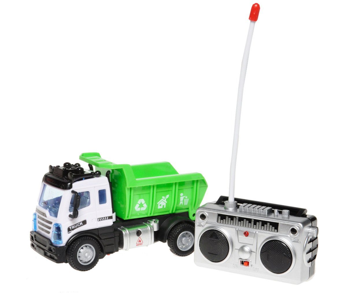 Toi-Toys RC-Auto Ferngesteuertes Auto (mit Licht & Sound) Müllwagen