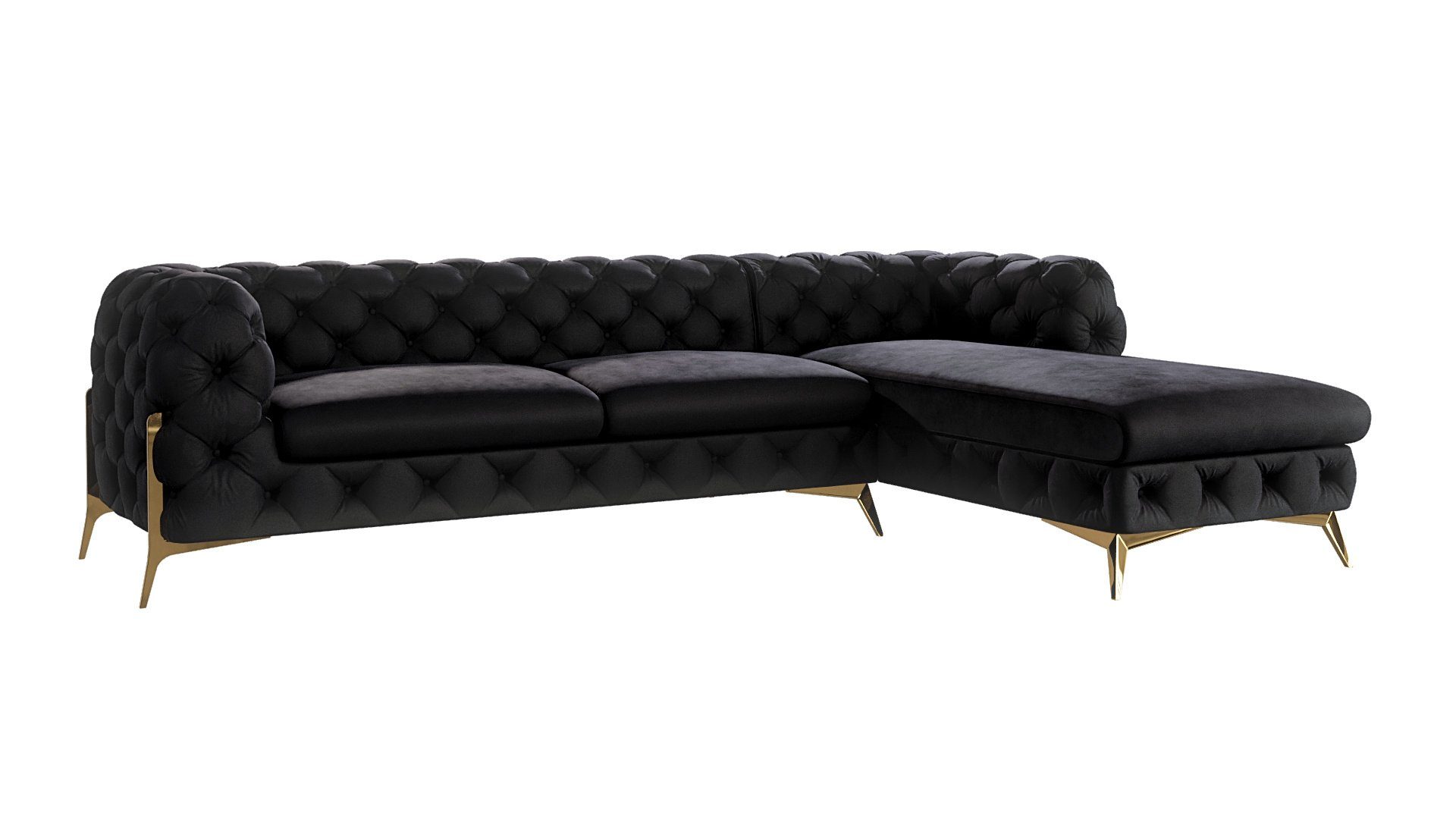 S-Style Möbel Ecksofa Ashley mit Ottomane, günstig online kaufen