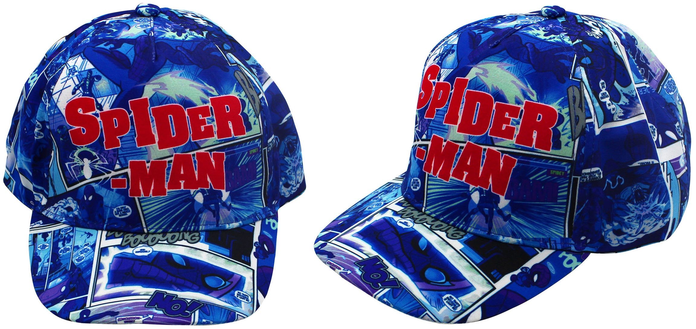 Sun City Baseball Cap Spiderman Kappe Blau 54