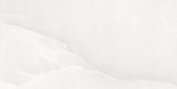 Wandfliese 1 Paket (1,44 m2) Fliesen ONYX WHITE (60 × 120 cm), poliert, weiß, Marmoroptik Steinoptik Küche Wand Bad Flur Wandverkleidung Duschwand