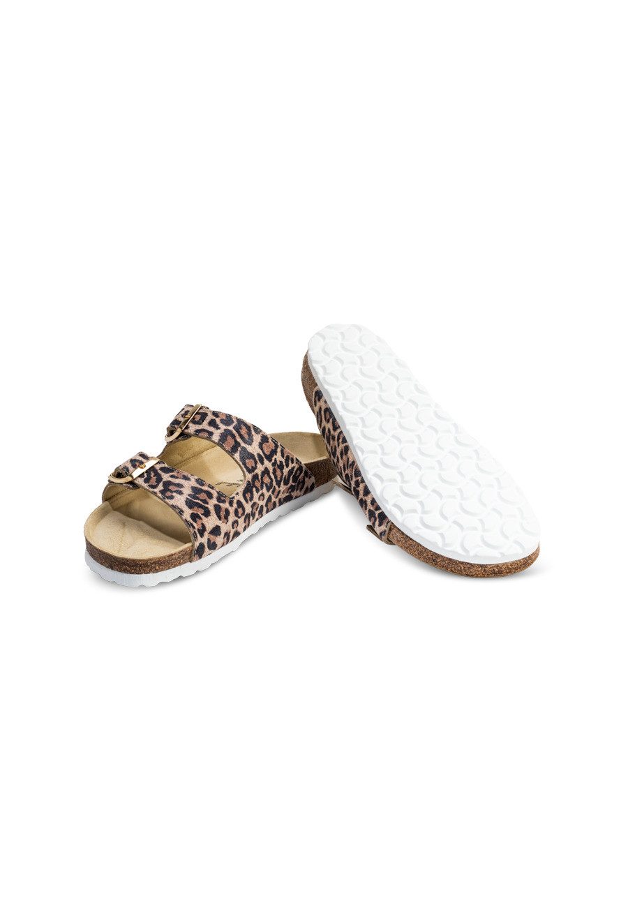 vitaform Damen Pantoletten Veloursleder Pantolette