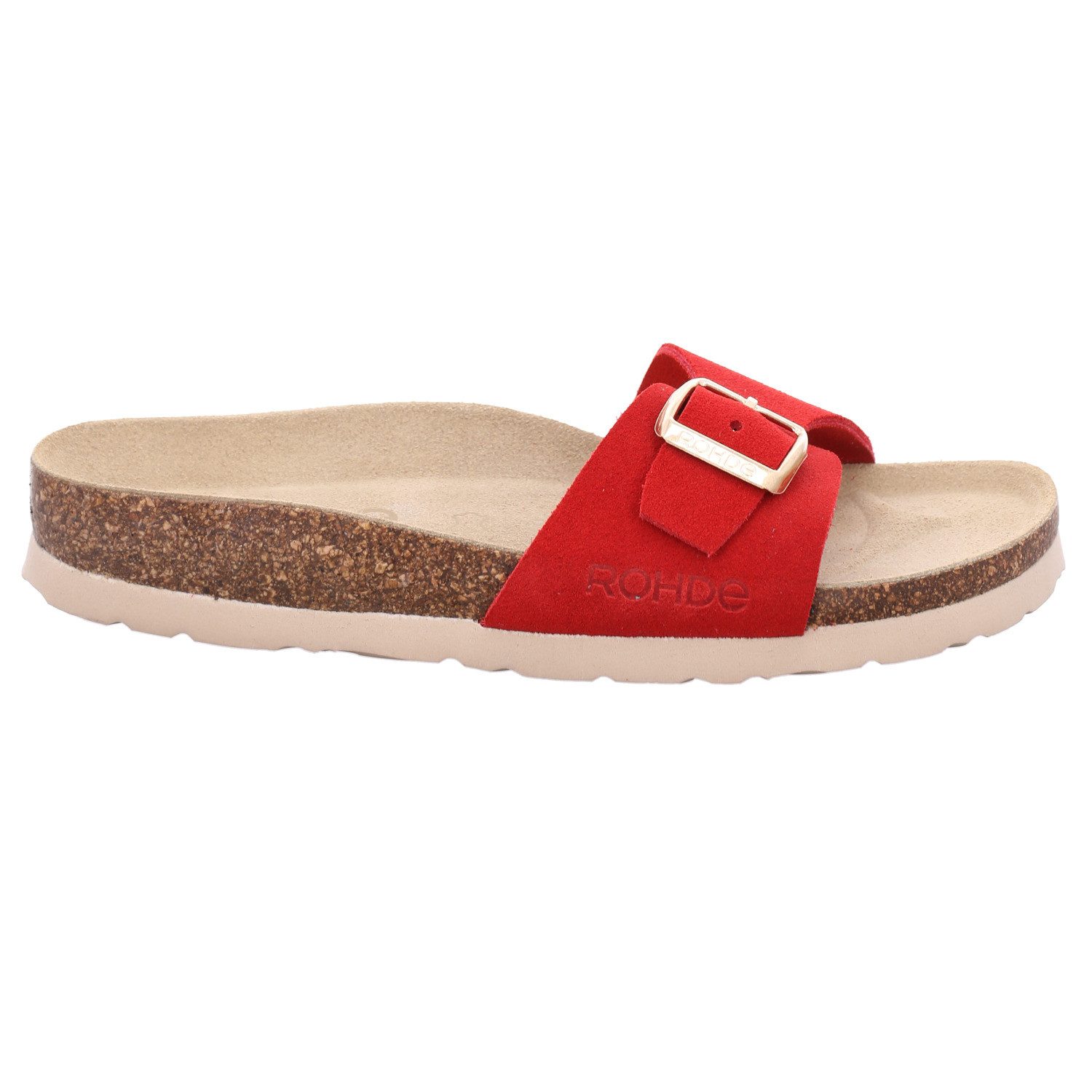 Rohde SUNNYS N°11 Pantolette Sommerschuh, Schlappen mit vorgeformtem Softfußbett