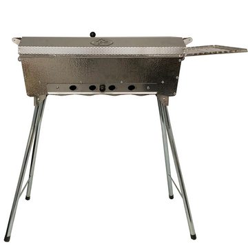 Grillpeter Holzkohlegrill Schaschlikgrill Astana Deluxe Mangal rostfreiem Edelstahl