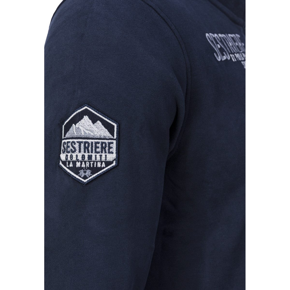 La Martina Rundhalspullover MBF308 Herren Hoodie, Sweatshirt, Pulli, Strickpullover, Hoody