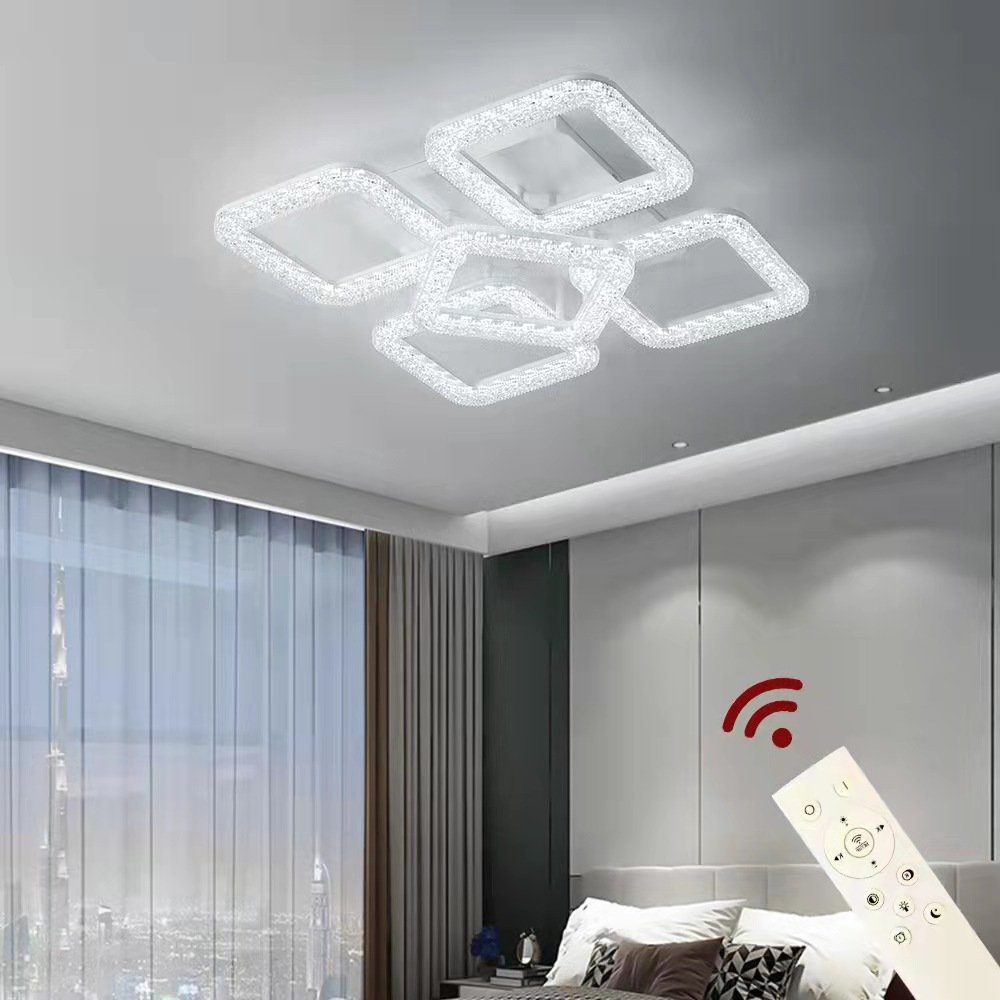 Euroton LED Deckenleuchte LED Deckenlampe Lampe Fernbedienung Lichtfarbe/He günstig online kaufen