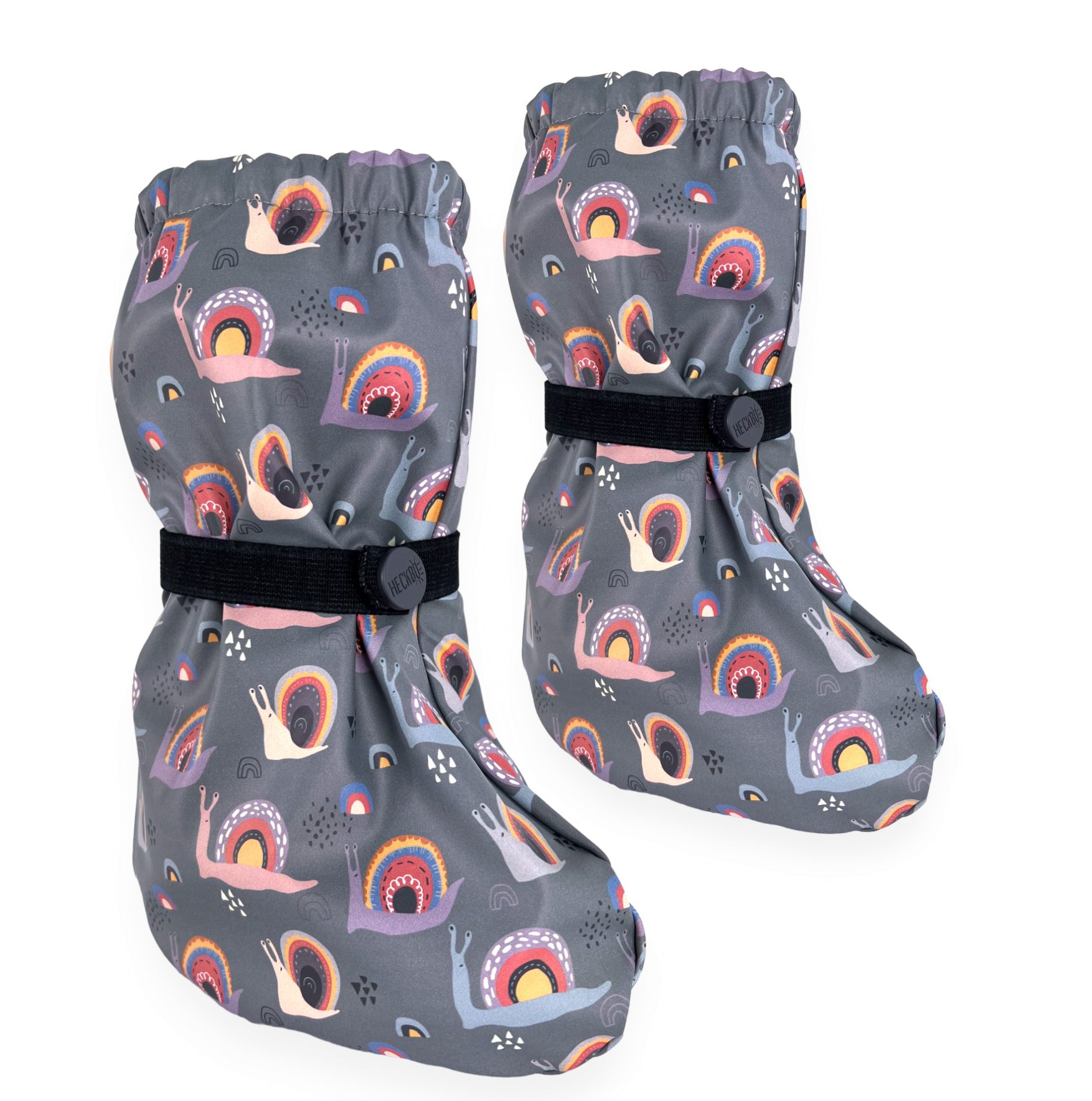 HECKBO Regenfüßlinge Füßlinge Baby ohne Futter verschiedene Motive Babystiefel