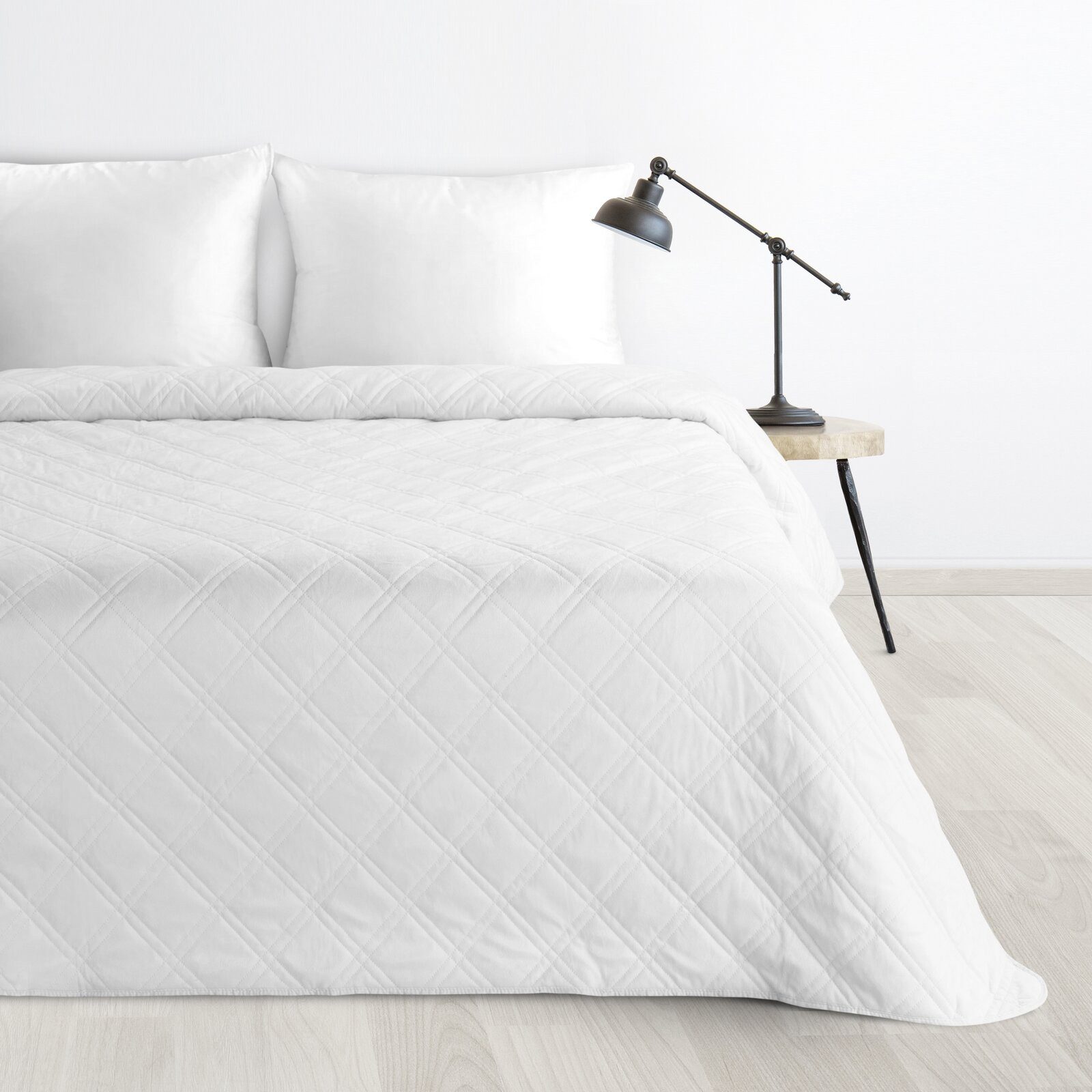 Design91 Tagesdecke Steppdecke LUIZ8 aus Samt Weicher Bett- und Sofaüberwur günstig online kaufen