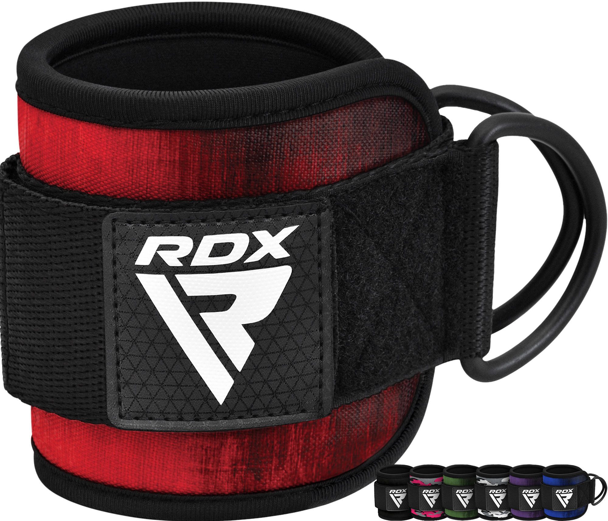 RDX Sprunggelenkorthese RDX Fußschlaufen Cable Pull gepolstert mit 2 D-Ring - Knöchelschlaufen