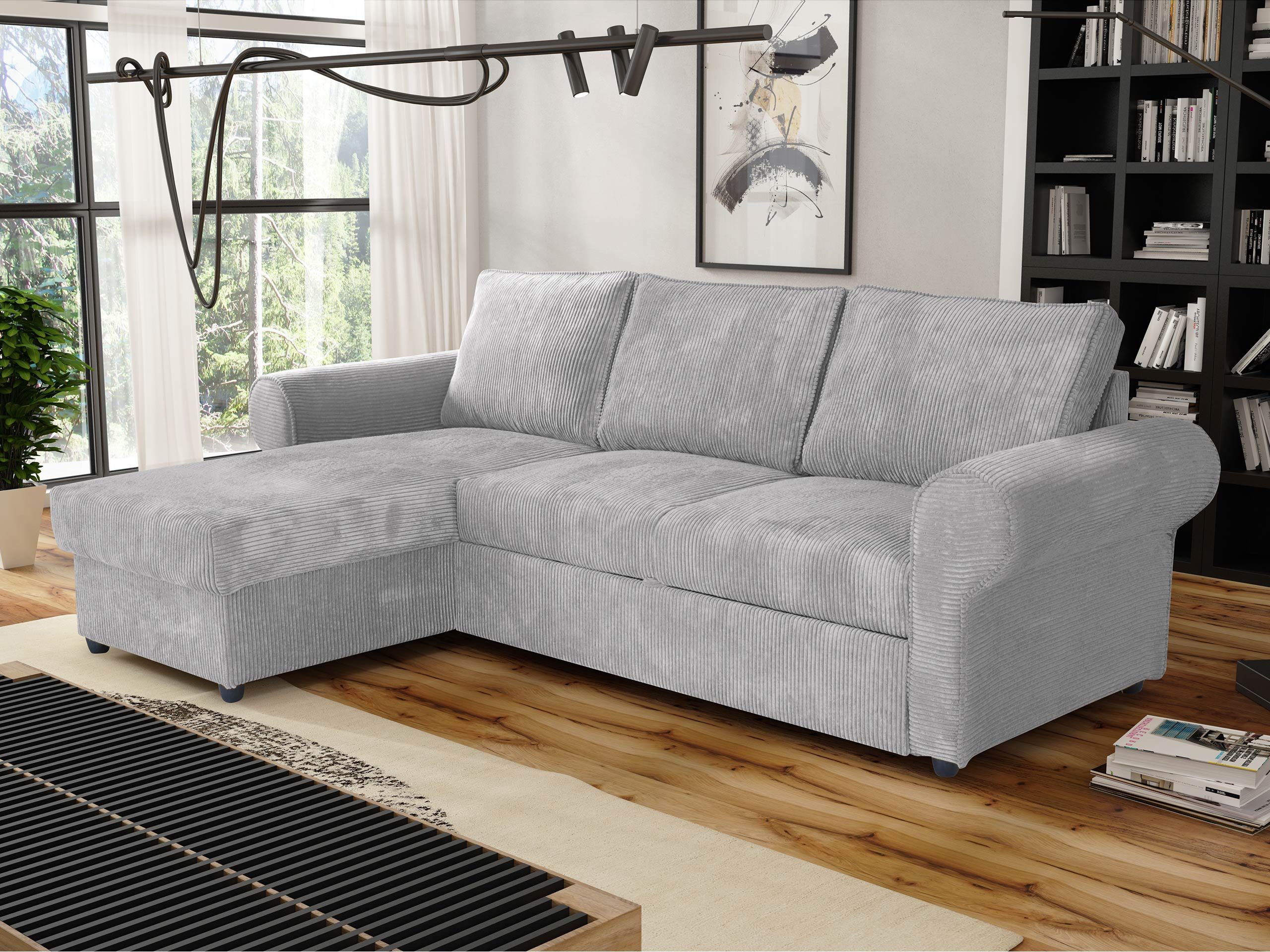 MIRJAN24 Ecksofa Monaco Cord, mit Schlaffunktion günstig online kaufen