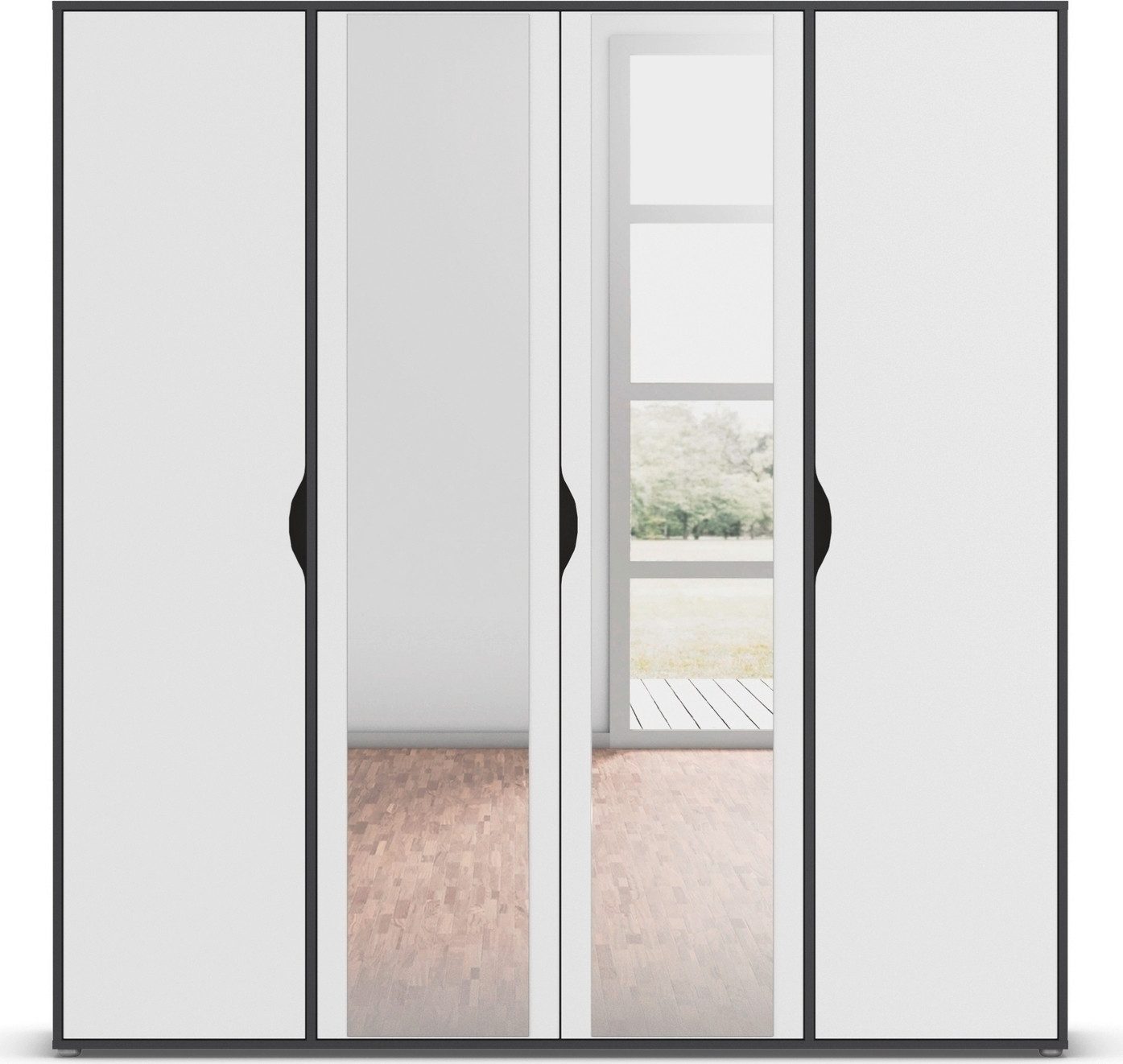 rauch Drehtürenschrank "Kleiderschrank Schrank Garderobe Wäscheschrank NARA günstig online kaufen