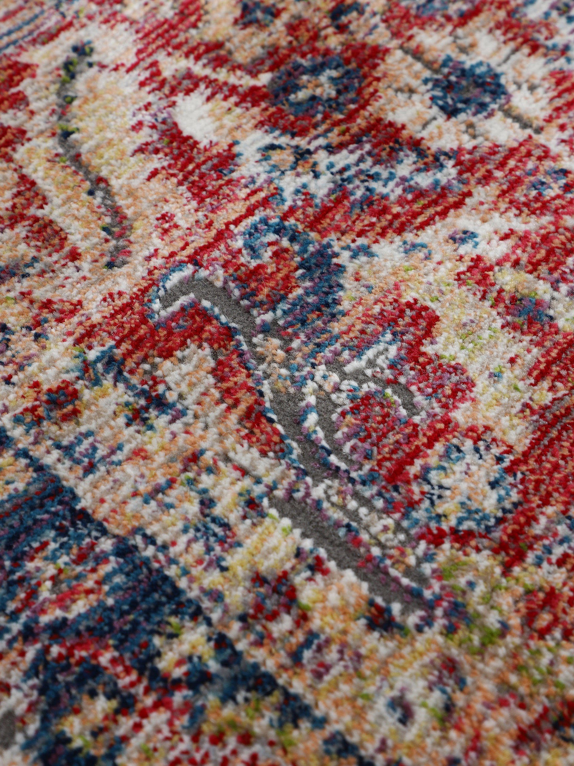carpetfine Teppich Vintage Marin, rechteckig, Höhe: 8 mm, Orient Vintage Look