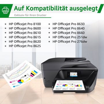 Greensky 8er Set ersetzt für HP 950 XL 951XL inklusive chip Tintenpatrone (Officejet Pro 8100 8110 8600 8610 8615 8616 8620 8625 8630 8640 8660 251dw 271dw 276dw Drucker)