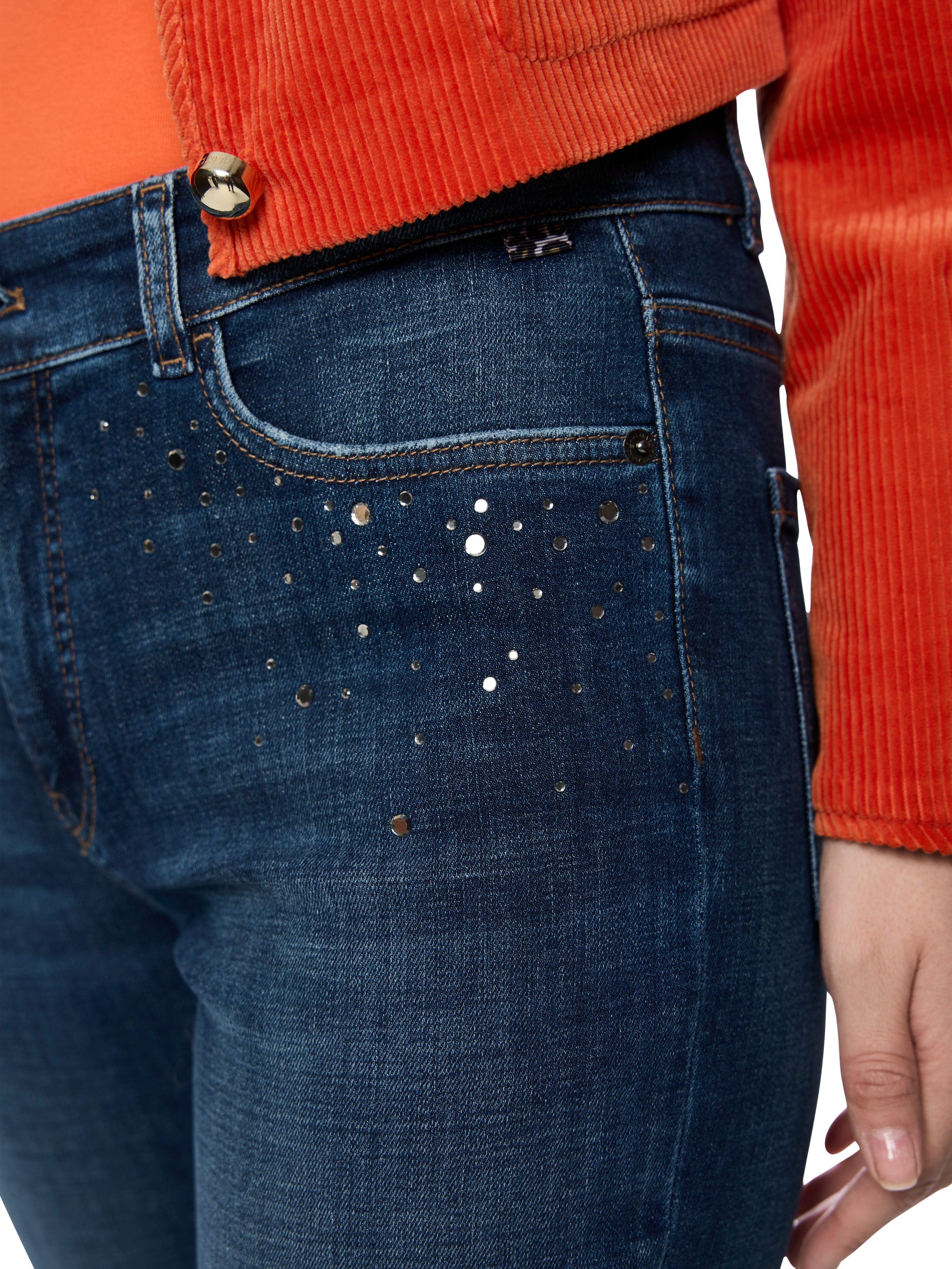 Marc Cain Slim-fit-Jeans Forest Walk Premium Damenmode Model SILEA im Slim Fit