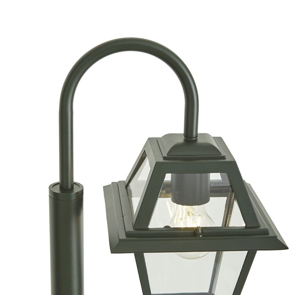 Qazqa Gartenleuchte Berta, ohne Leuchtmittel, Neutralweiß, QAZQA Laterne außen, e27, Grün, Aluminium, classic-antique