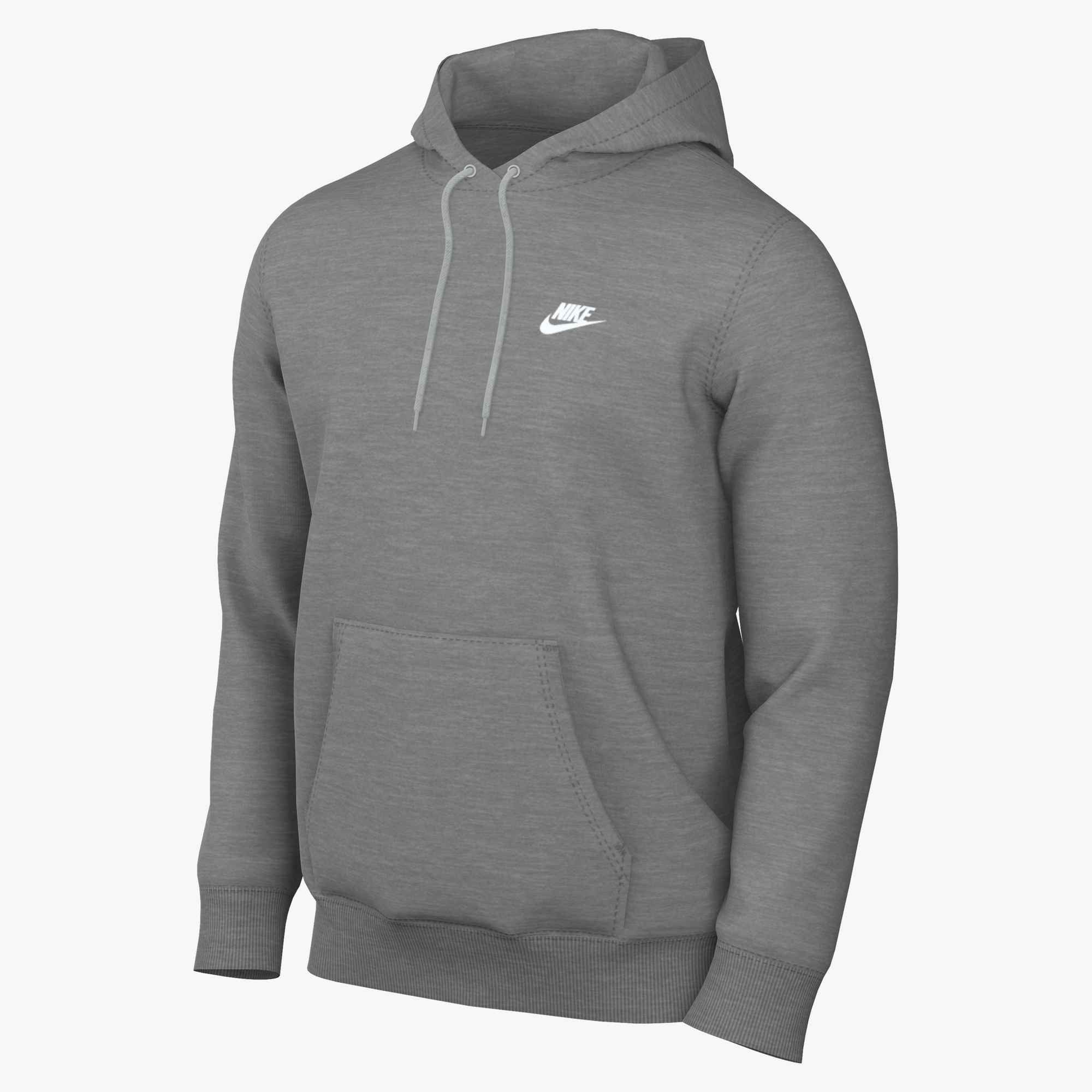Nike Sportswear Kapuzensweatshirt M NK CLUB BB PO HOODIE mit Kängurutasche, mit angesetztem Bündchen, ohne Verschluss