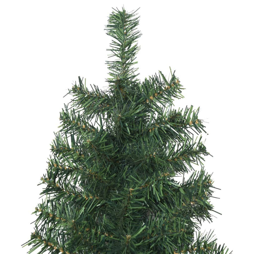 vidaXL Künstlicher Schlank Weihnachtsbaum 270 mit Ständer cm Weihnachtsbaum PVC