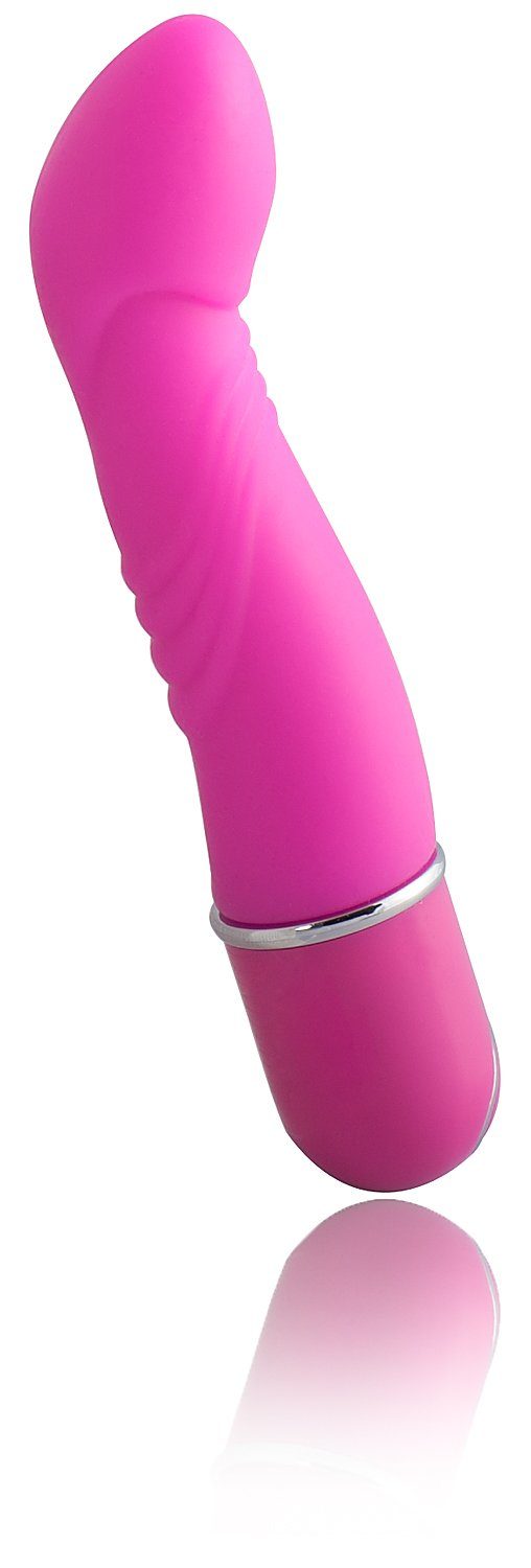 G-Punkt-Vibrator Sextoy pink aus Soft-Silikon G-Punkt Vibrator milami