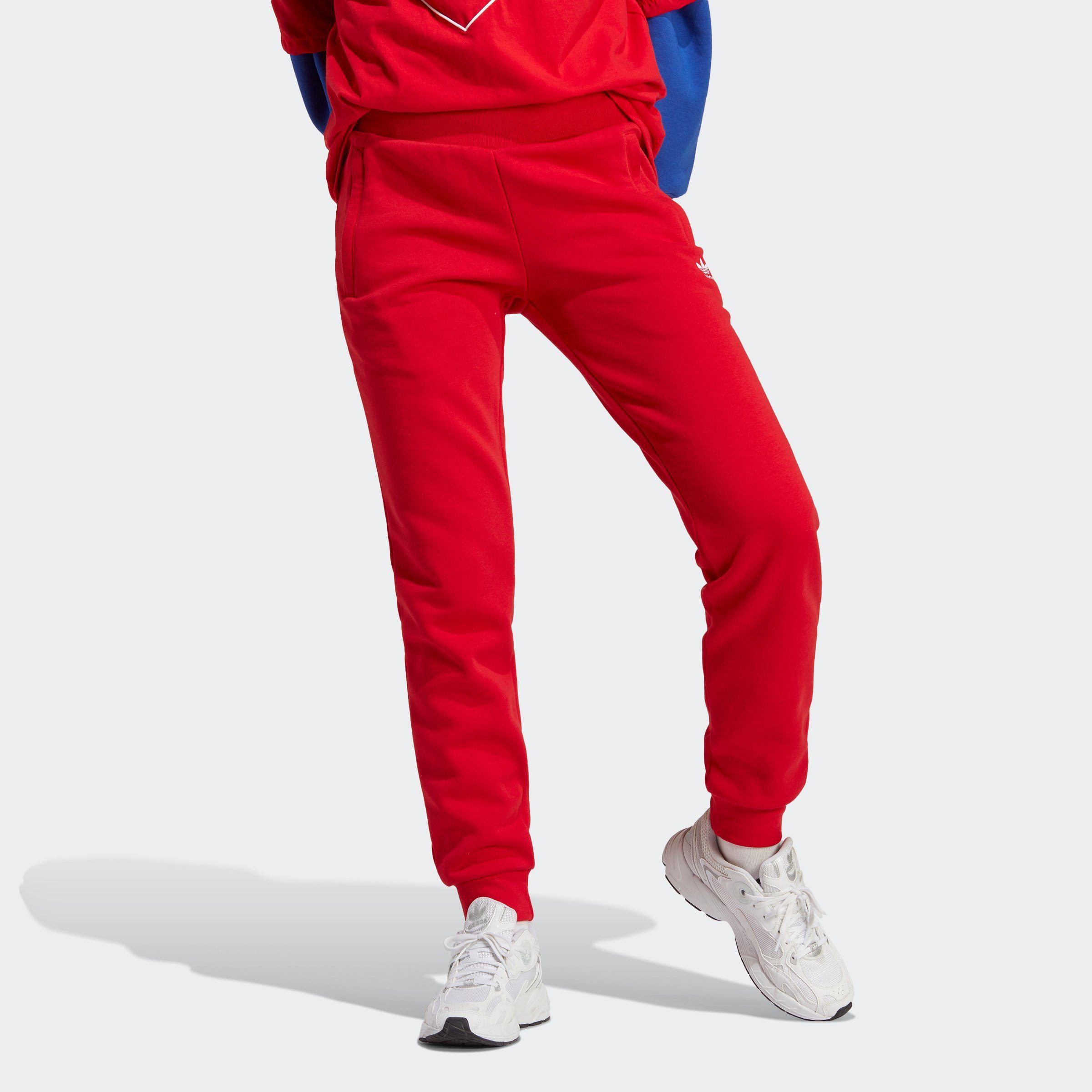 adidas Originals (1-tlg) Scarlet ESSENTIALS ADICOLOR Better FLEECE SLIM Sporthose