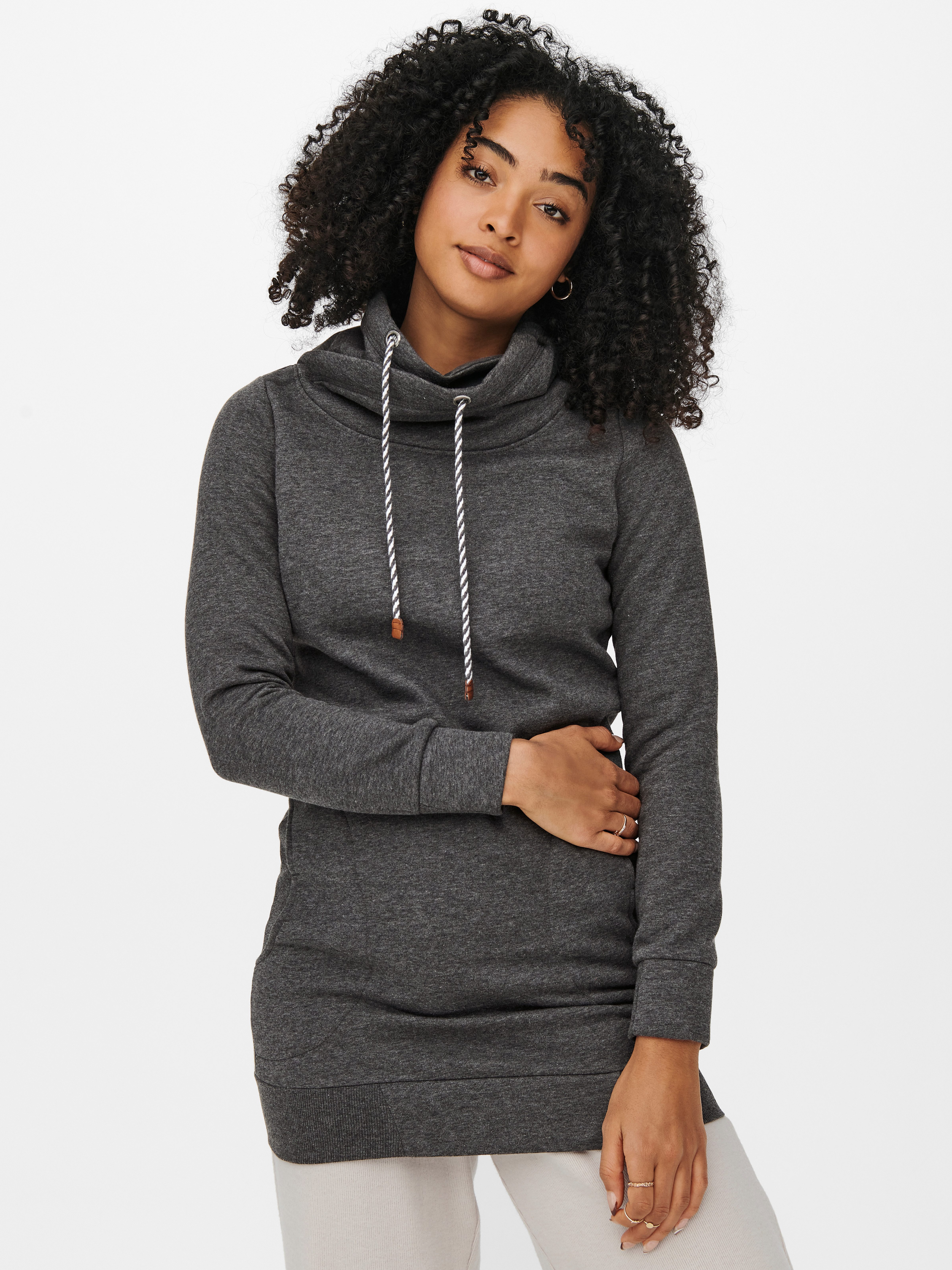 ONLY Sweatshirt ONLBETTE L/S LONG HIGH NECK SWT günstig online kaufen