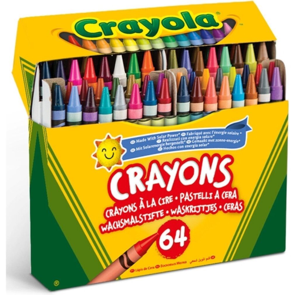Crayola® Wachsmalstift Wachstifte bunt Crayola (64 pcs)