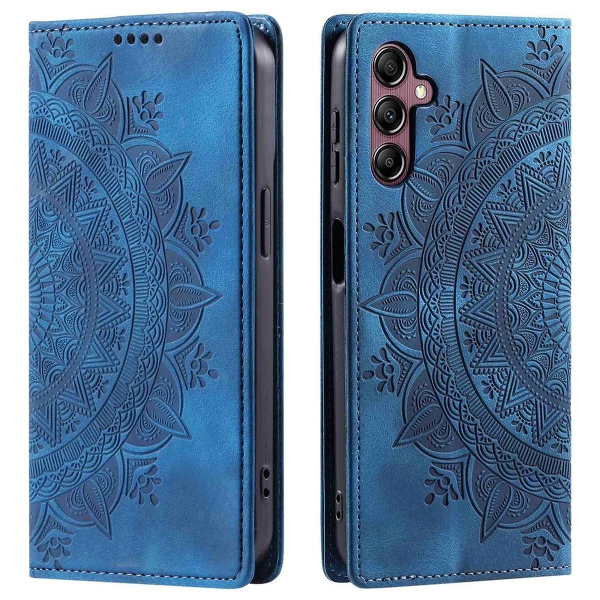 CoverKingz Handyhülle Hülle für Samsung Galaxy S24 FE Handyhülle Flip Case Cover Tasche 17,0 cm (6,7 Zoll), Mandala